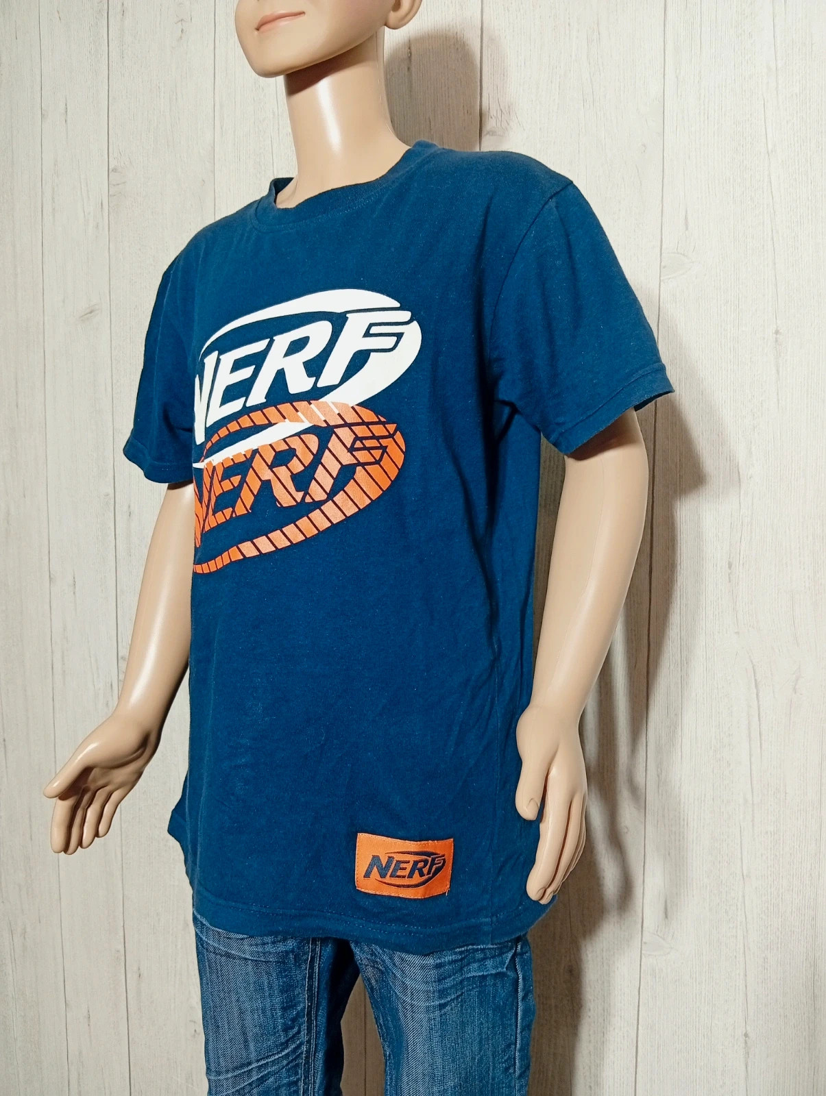 T shirt imprimé manches courtes garcon-taille 11/12 ans(146/152 cm)-Nerf-cpuleur marine blanc orange – NERF – taille 11 ans / 146 cm 5