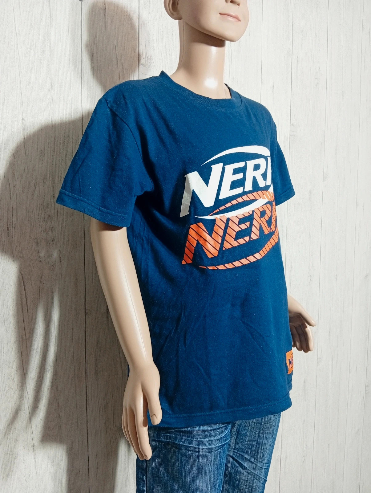 T shirt imprimé manches courtes garcon-taille 11/12 ans(146/152 cm)-Nerf-cpuleur marine blanc orange – NERF – taille 11 ans / 146 cm 4