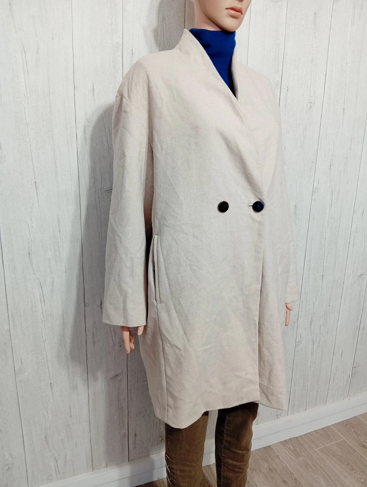 Manteau femme - Taille XL/42 - MNG- couleur creme – MNG – taille XL / 42 / 14 4