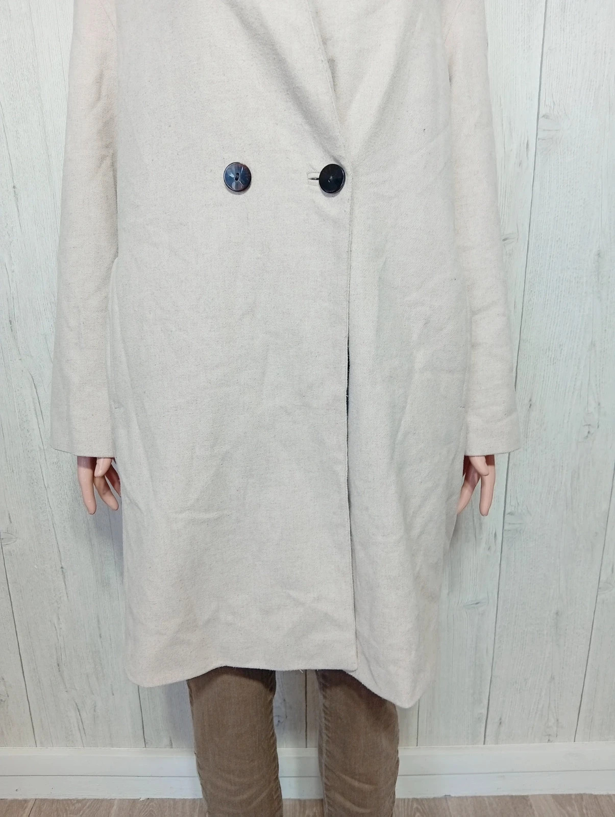 Manteau femme - Taille XL/42 - MNG- couleur creme – MNG – taille XL / 42 / 14 3