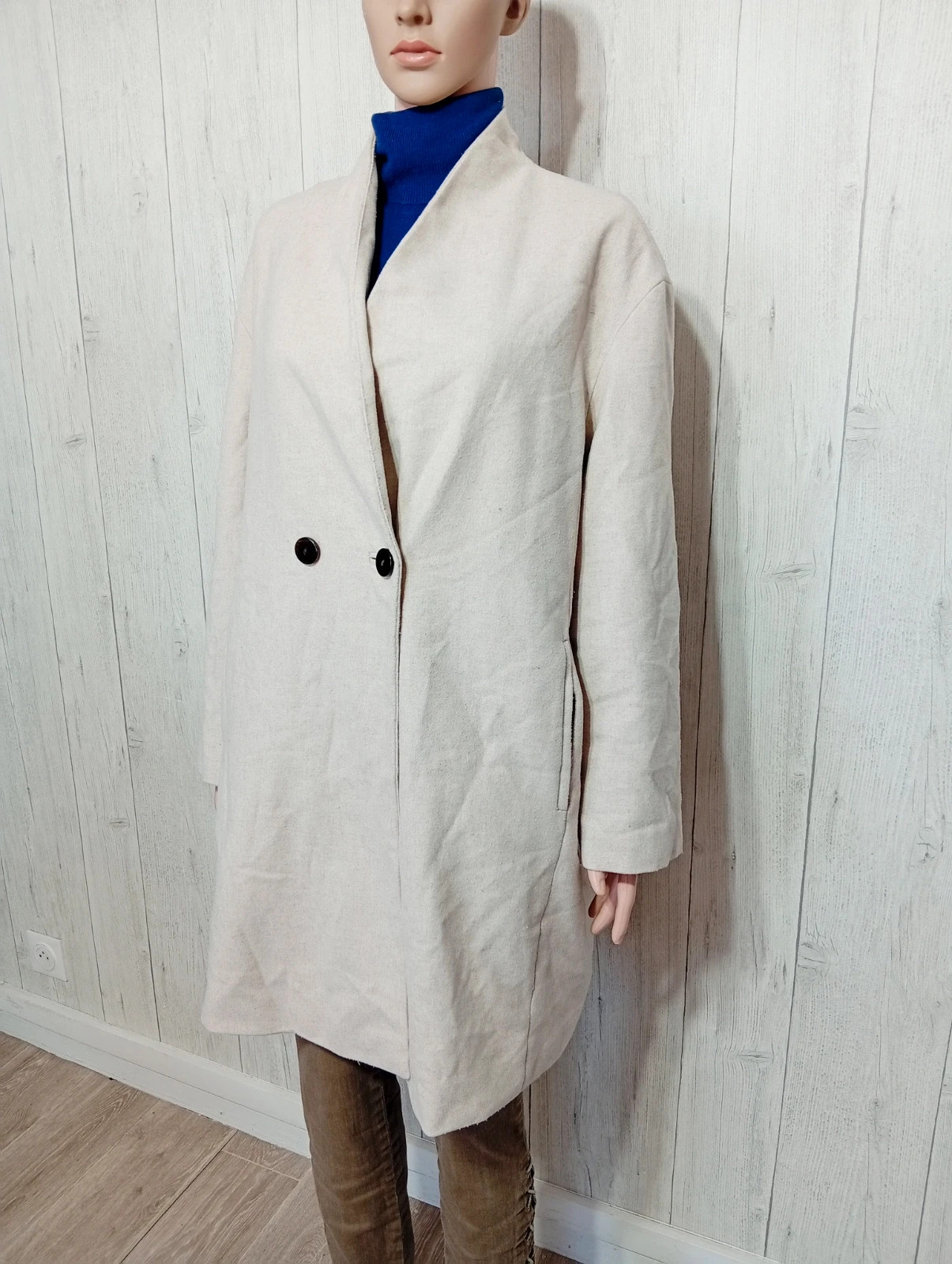 Manteau femme - Taille XL/42 - MNG- couleur creme – MNG – taille XL / 42 / 14 5