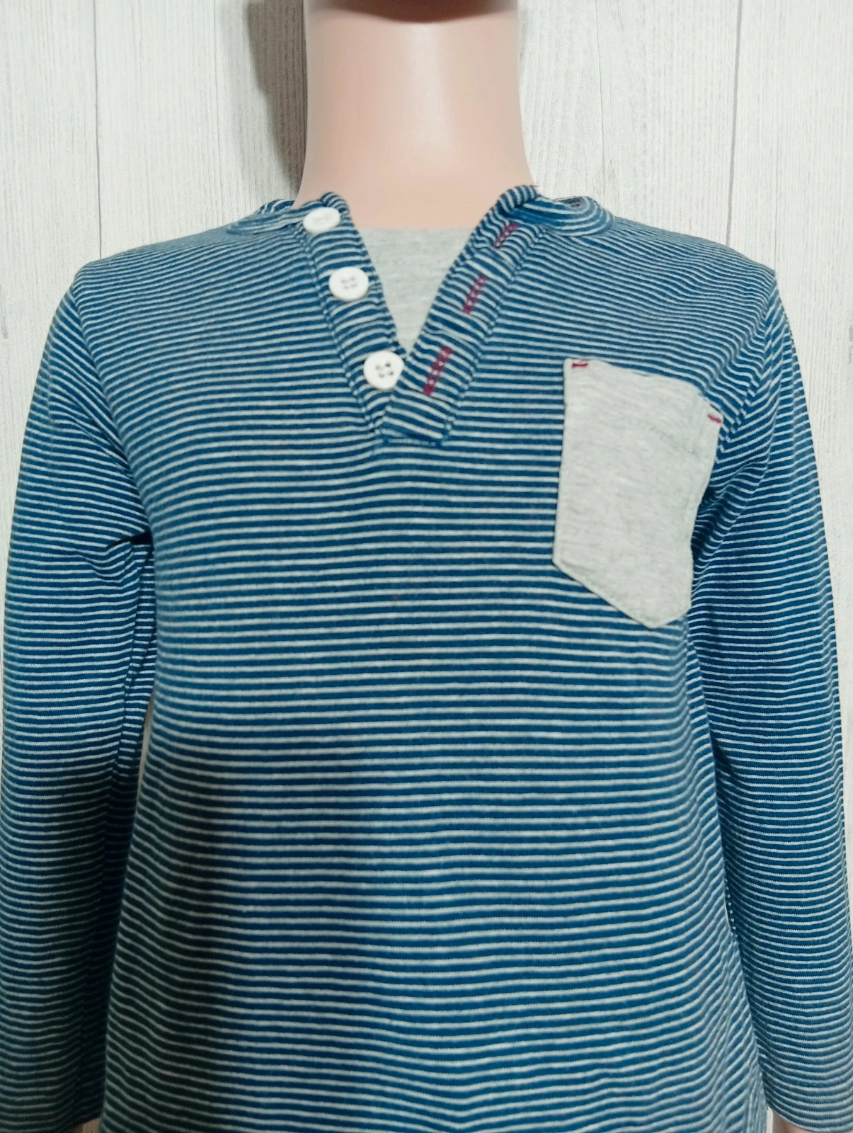 T shirt manche longue garçon - taille 3 ans - influx - couleur marine gris – Influx – taille 3 ans / 98 cm 2