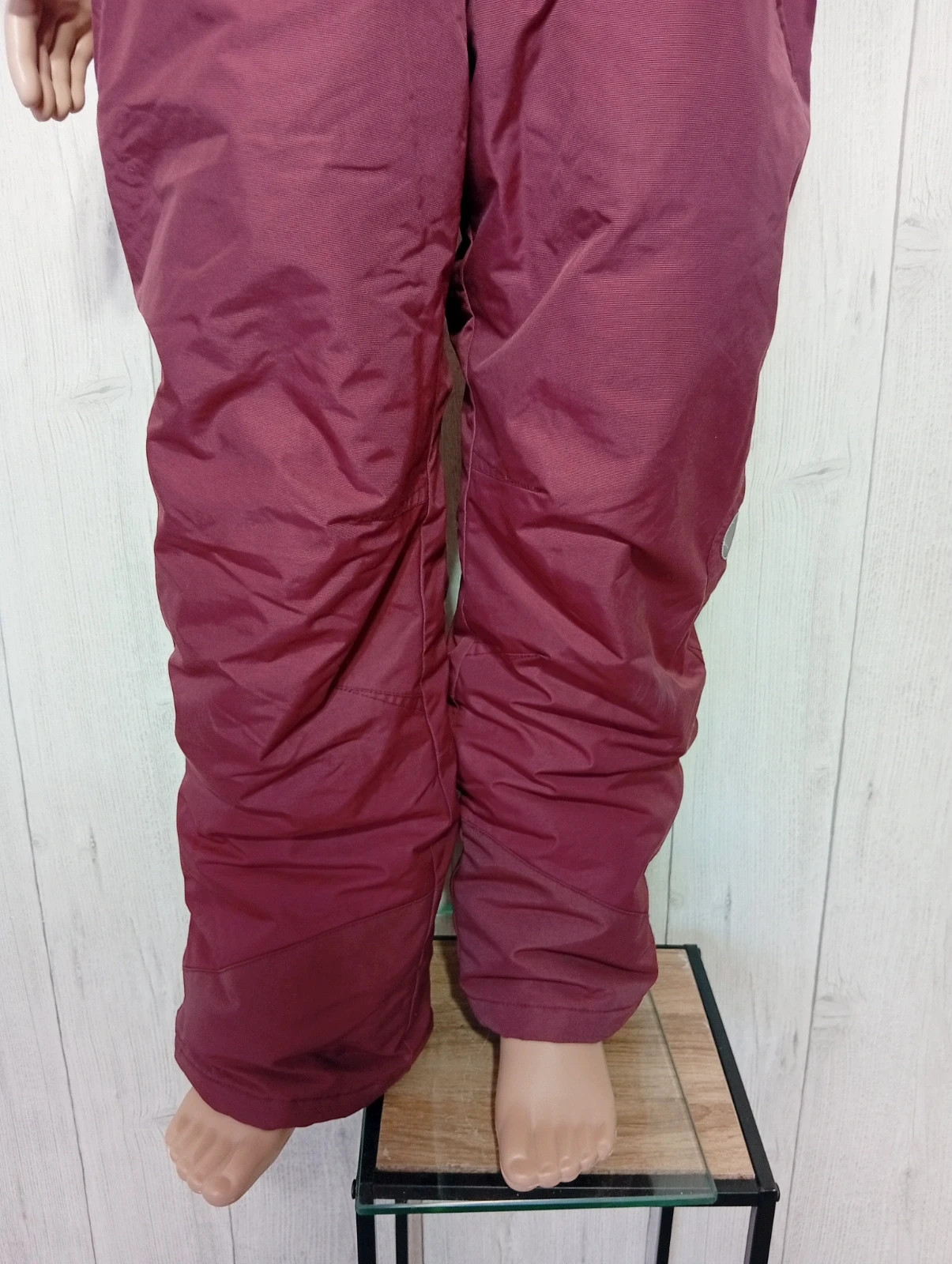 Pantalon de ski - taille 10 ans (134/145) - Quechua- couleur bordeaux – Quechua – taille 10 ans / 140 cm 3