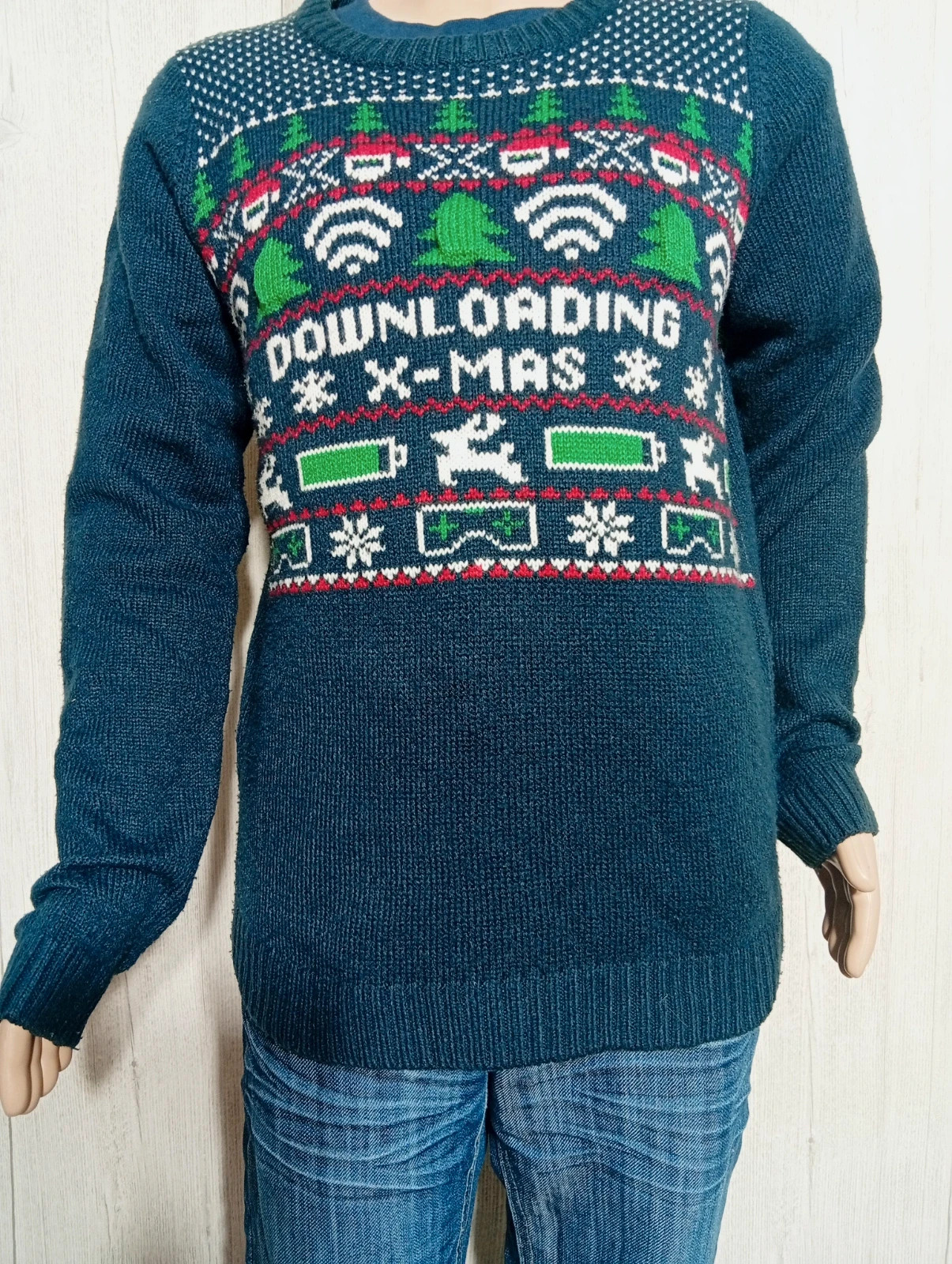 Pull polaire de noel garcon- taille 11/12 ans (146/152 cm) - pepperts - couleur marine multicolore – Pepperts – taille 11 ans / 146 cm 3