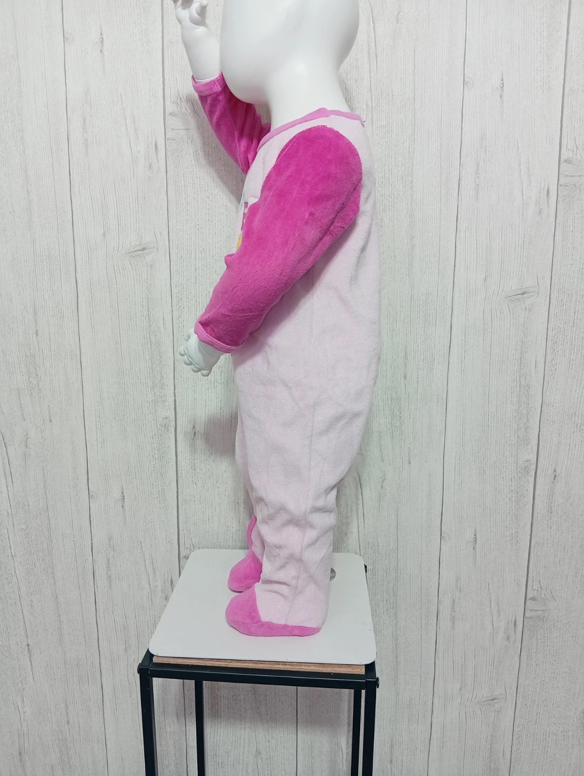 Pyjama 1 piece imprimé fille- taille 12 mois - influx - couleur rose fushia – Influx – taille 12-18 mois / 80 cm 5