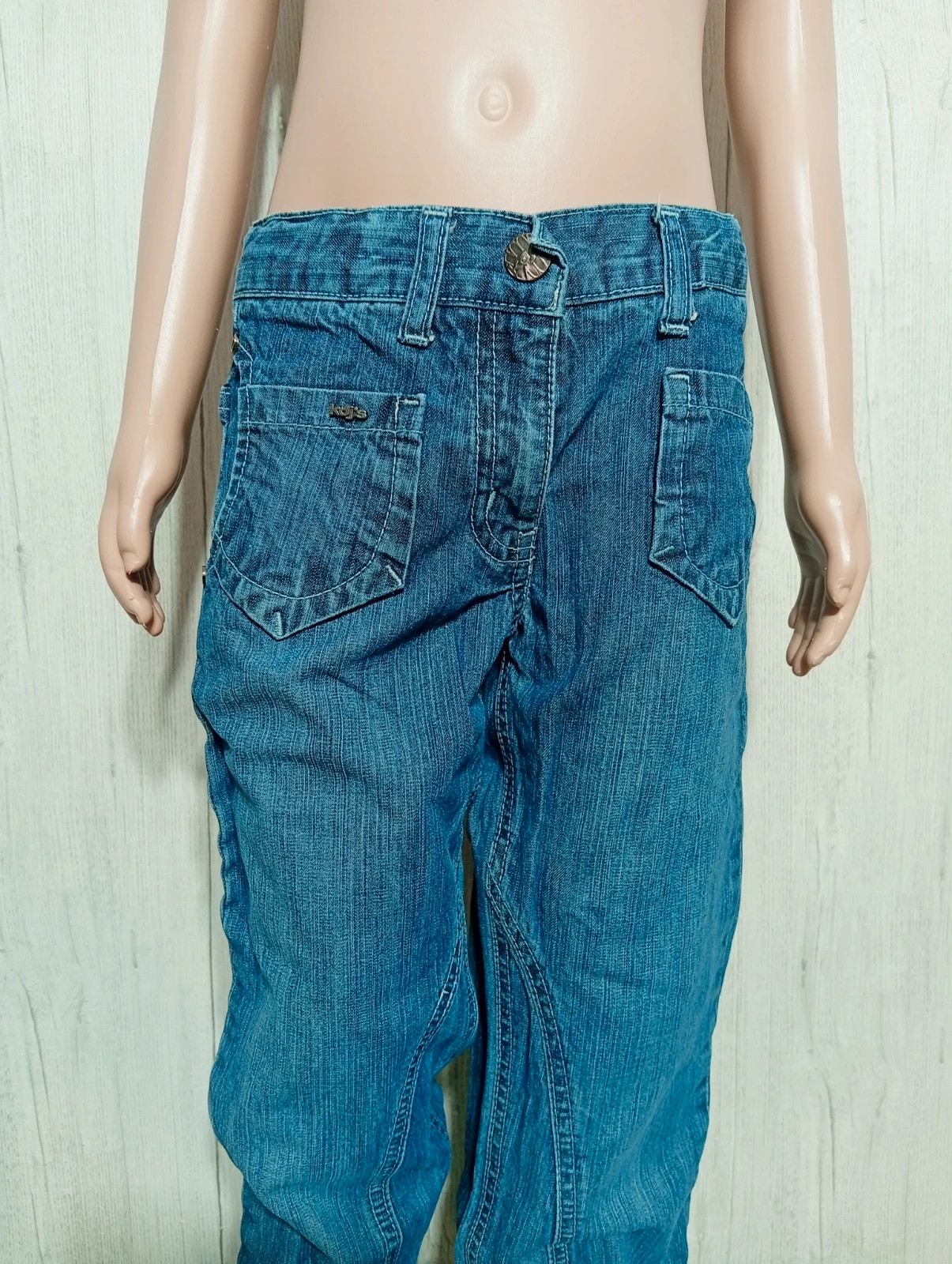 Jeans fille - Taille 4 ans (102 cm) - kidkanai - couleur marine – Kid Kanai – taille 4 ans / 104 cm 2