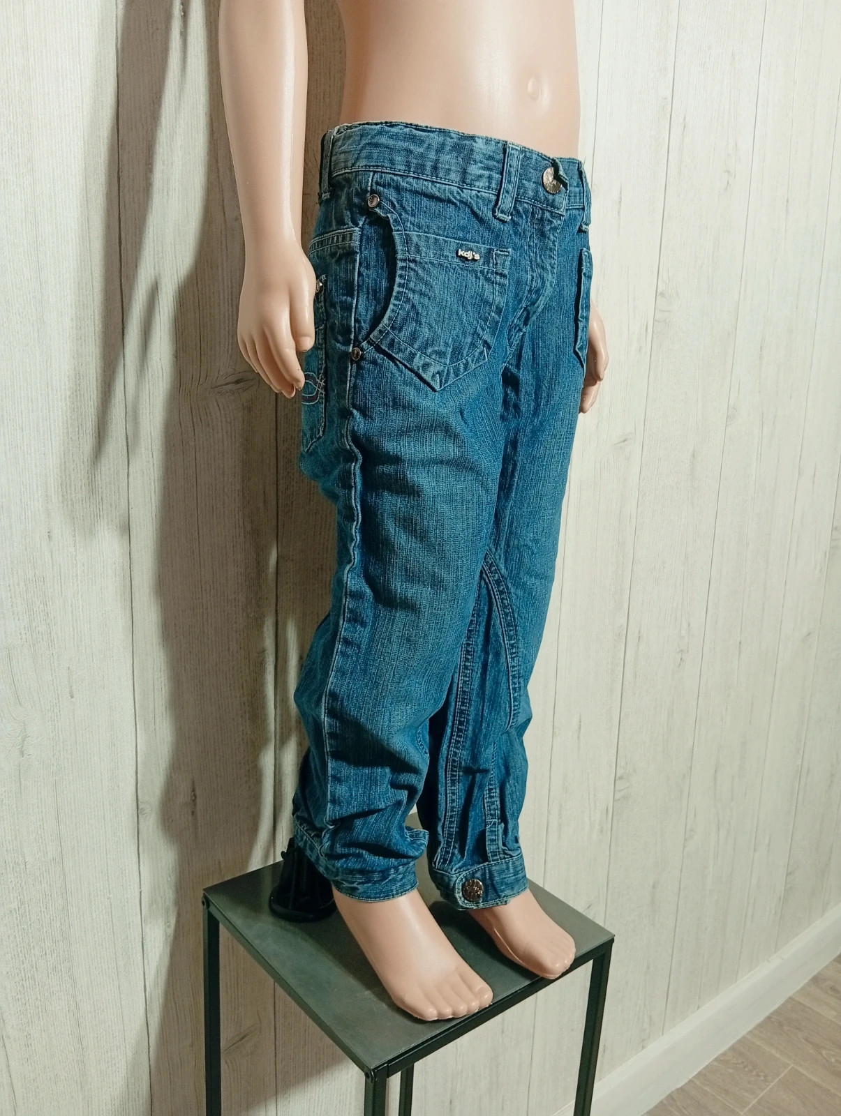 Jeans fille - Taille 4 ans (102 cm) - kidkanai - couleur marine – Kid Kanai – taille 4 ans / 104 cm 4