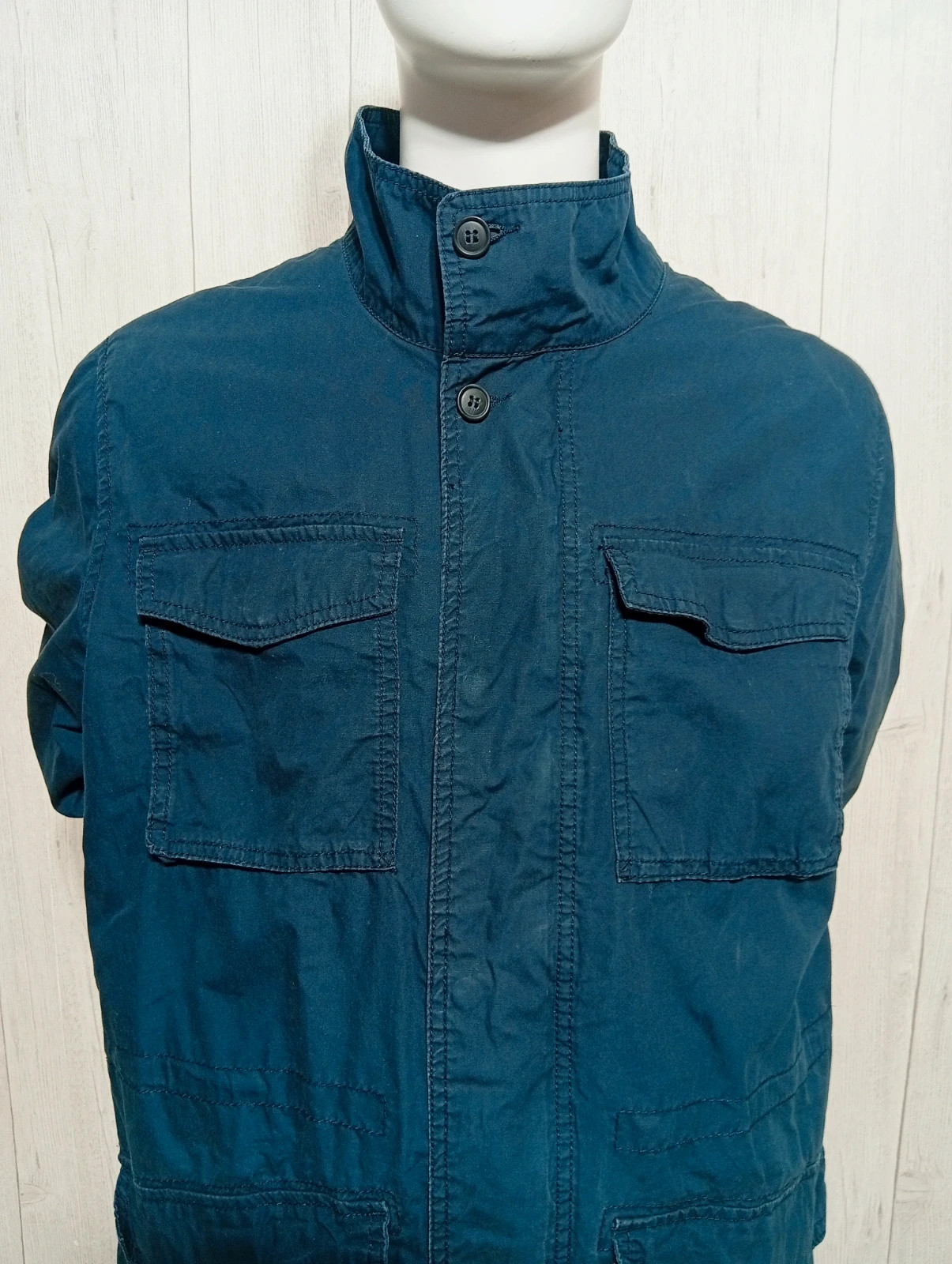 Veste saharienne homme - taille L/40 - Kiabi - couleur marine – Kiabi – taille L 2