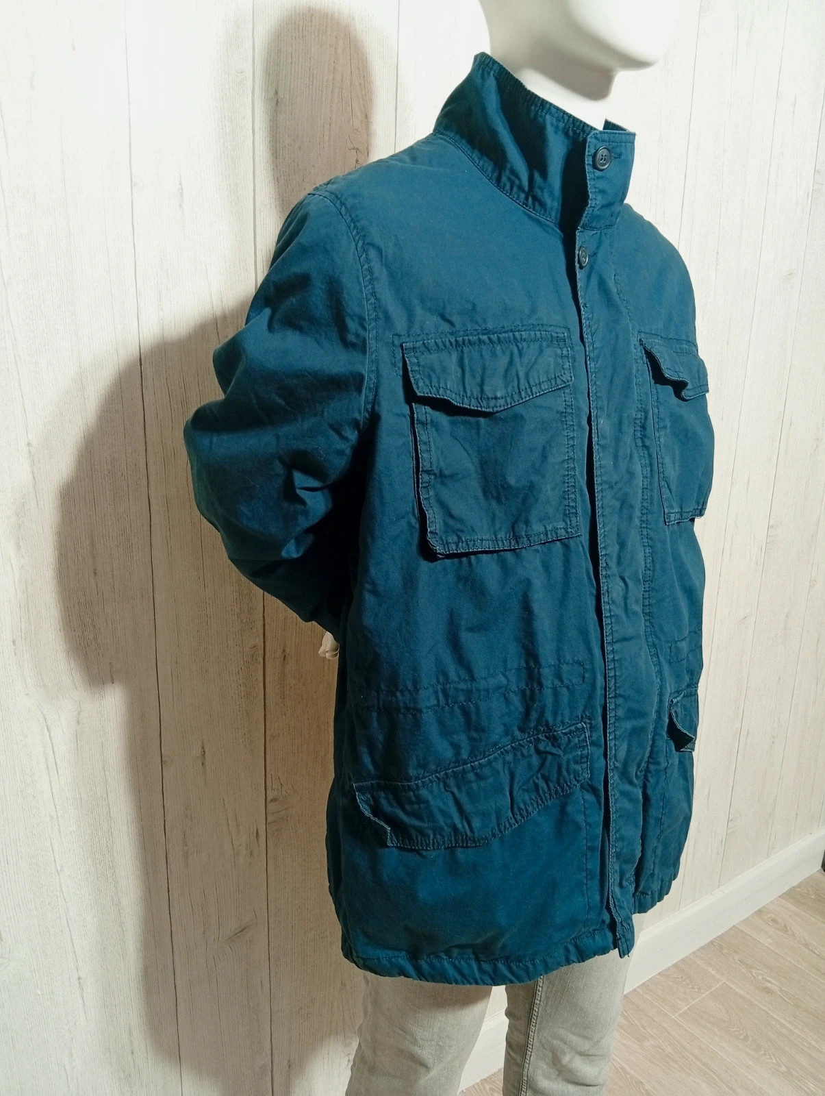 Veste saharienne homme - taille L/40 - Kiabi - couleur marine – Kiabi – taille L 4
