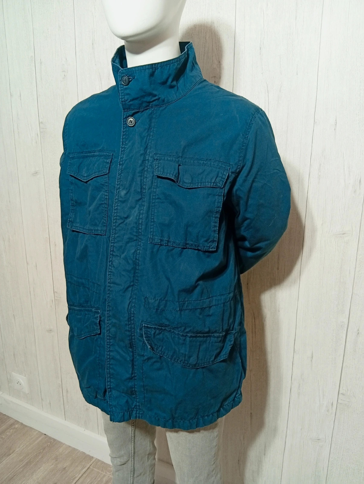 Veste saharienne homme - taille L/40 - Kiabi - couleur marine – Kiabi – taille L 5