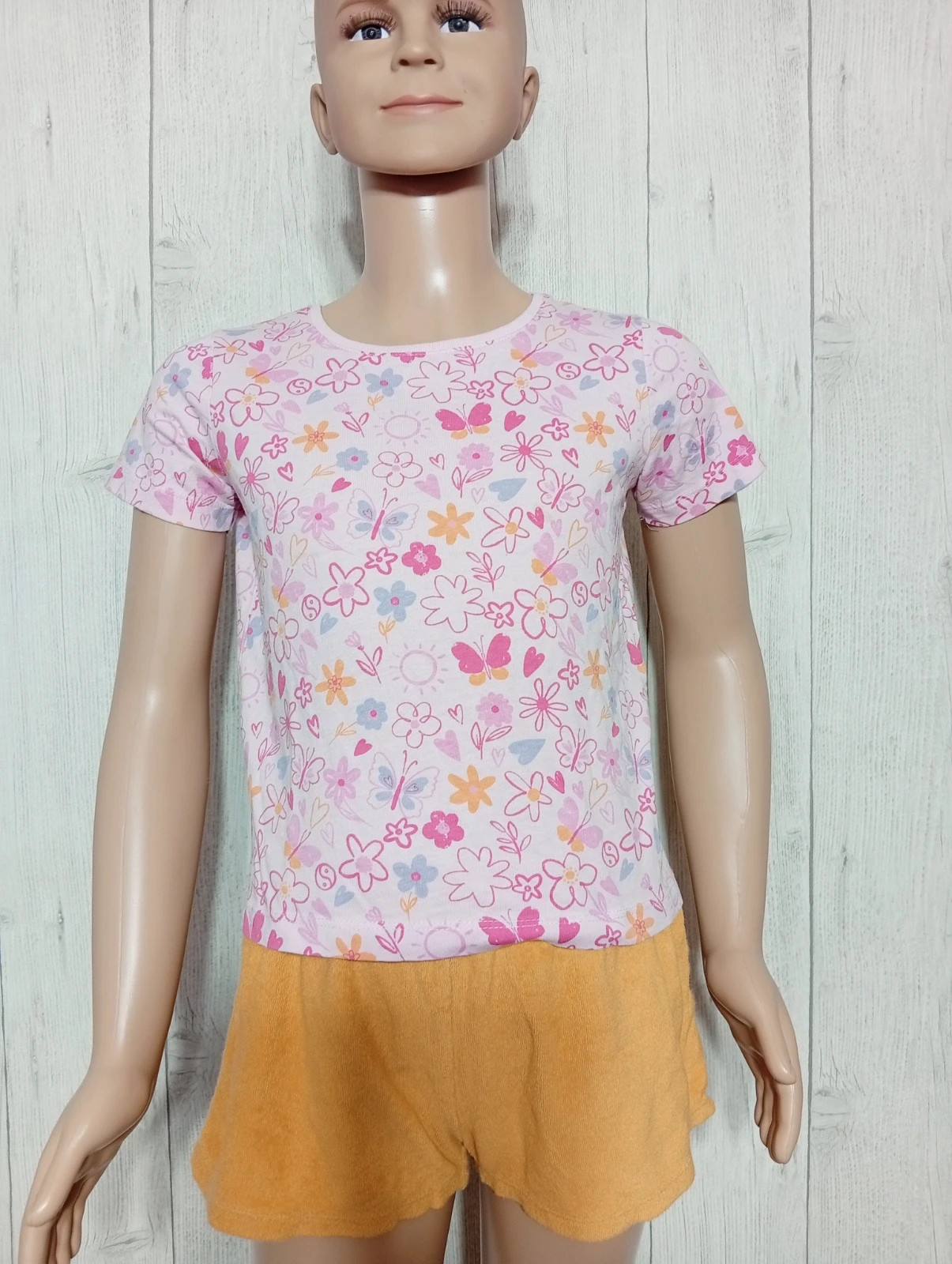 T-shirt imprimé manches courtes fille-taille 5/6 ans (116 cm)-primark-couleur rose multicolore – Primark – taille 6 ans / 116 cm
