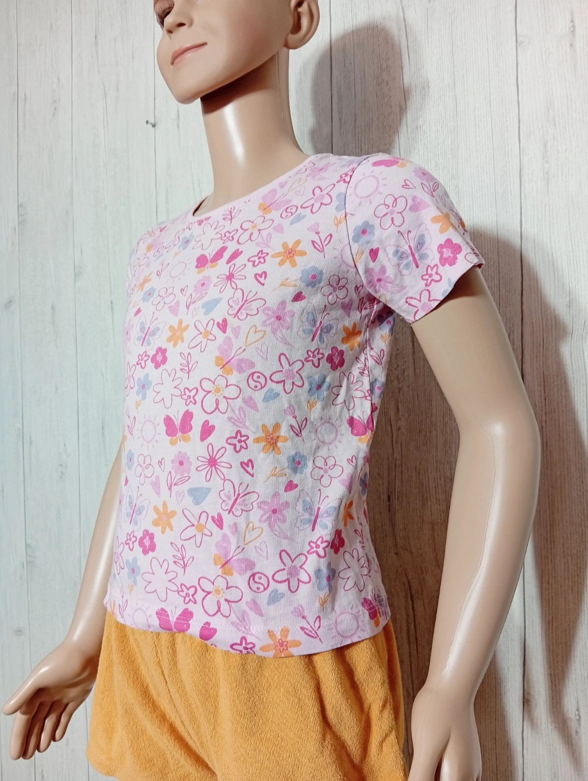 T-shirt imprimé manches courtes fille-taille 5/6 ans (116 cm)-primark-couleur rose multicolore – Primark – taille 6 ans / 116 cm 4