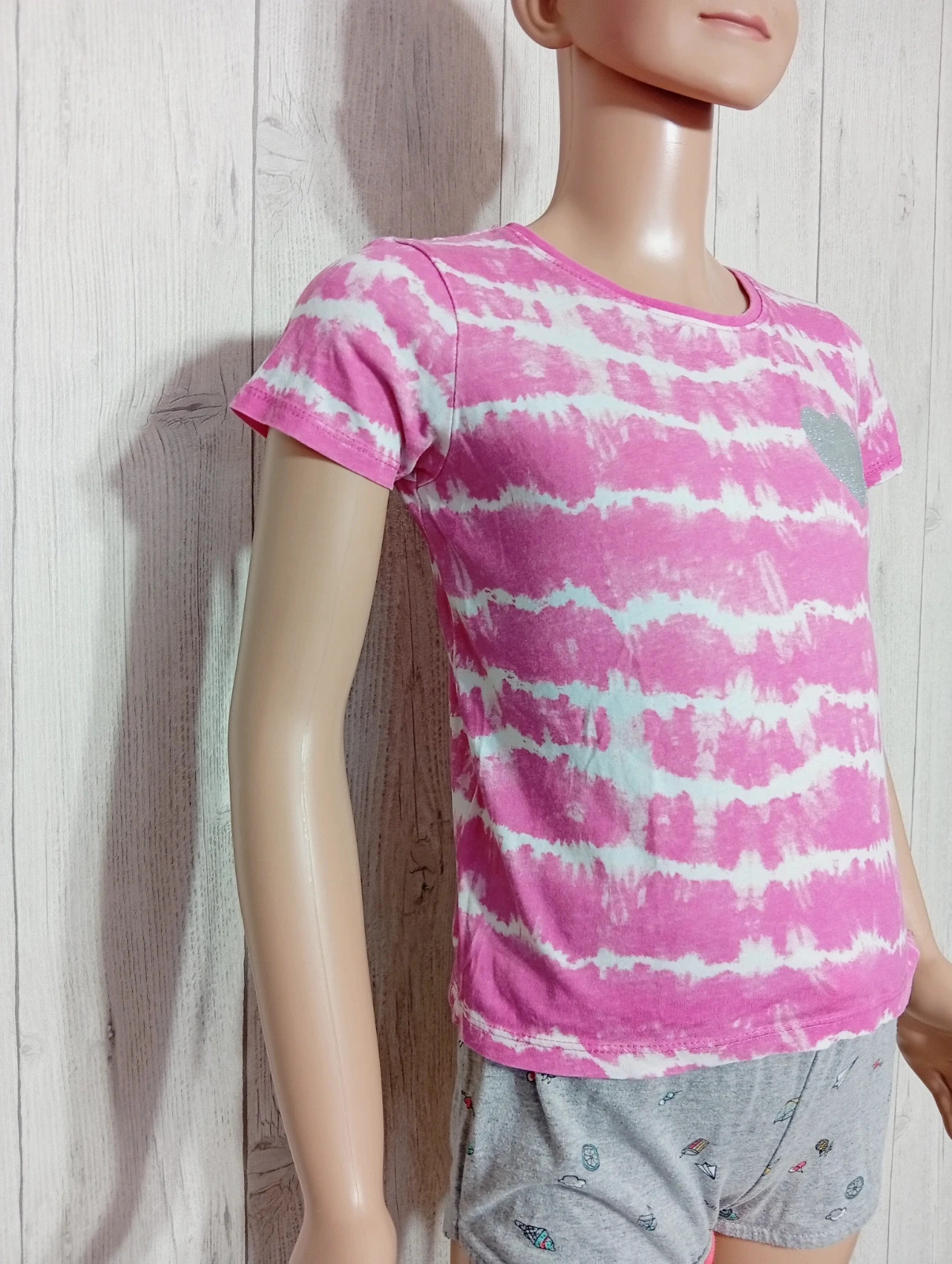 T-shirt imprimé manches courtes fille - taille 5/6 ans (116 cm) - primark - couleur fushia blanc – Primark – taille 6 ans / 116 cm 4