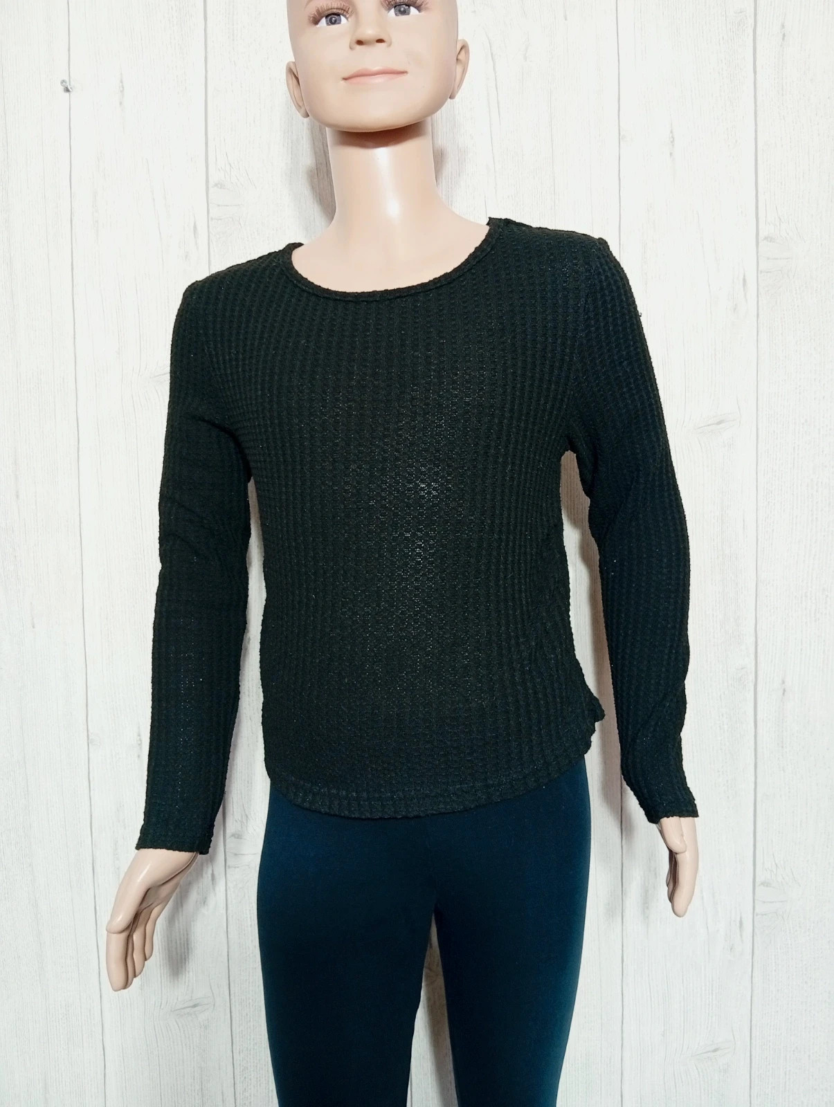 T-shirt manches longues fille- taille 12 ans - shein - couleur noir – Shein – taille 12 ans / 152 cm