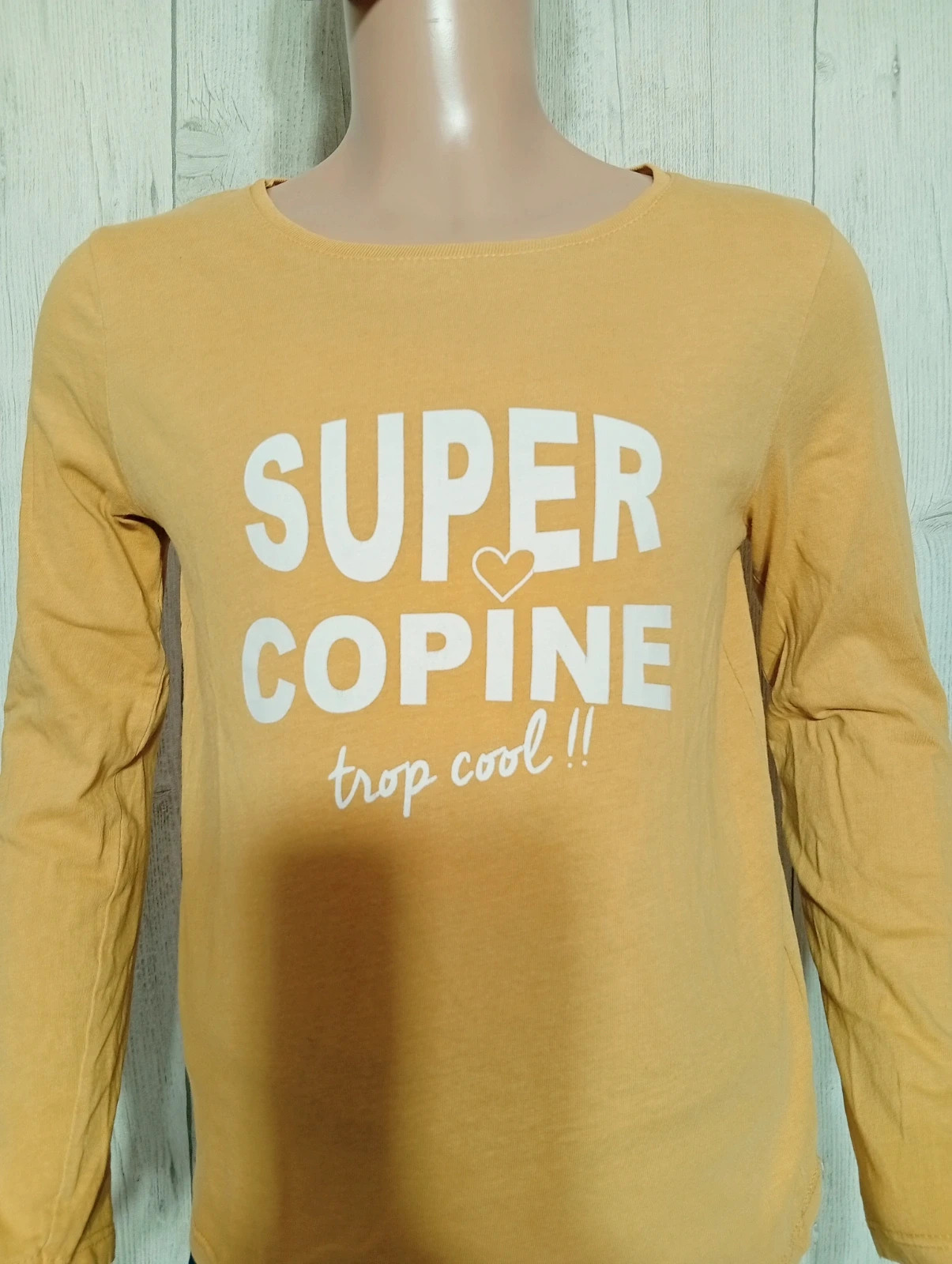T-shirt imprimé manches longues fille -taille 10 ans - la halle - couleur – La Halle – taille 10 ans / 140 cm 2