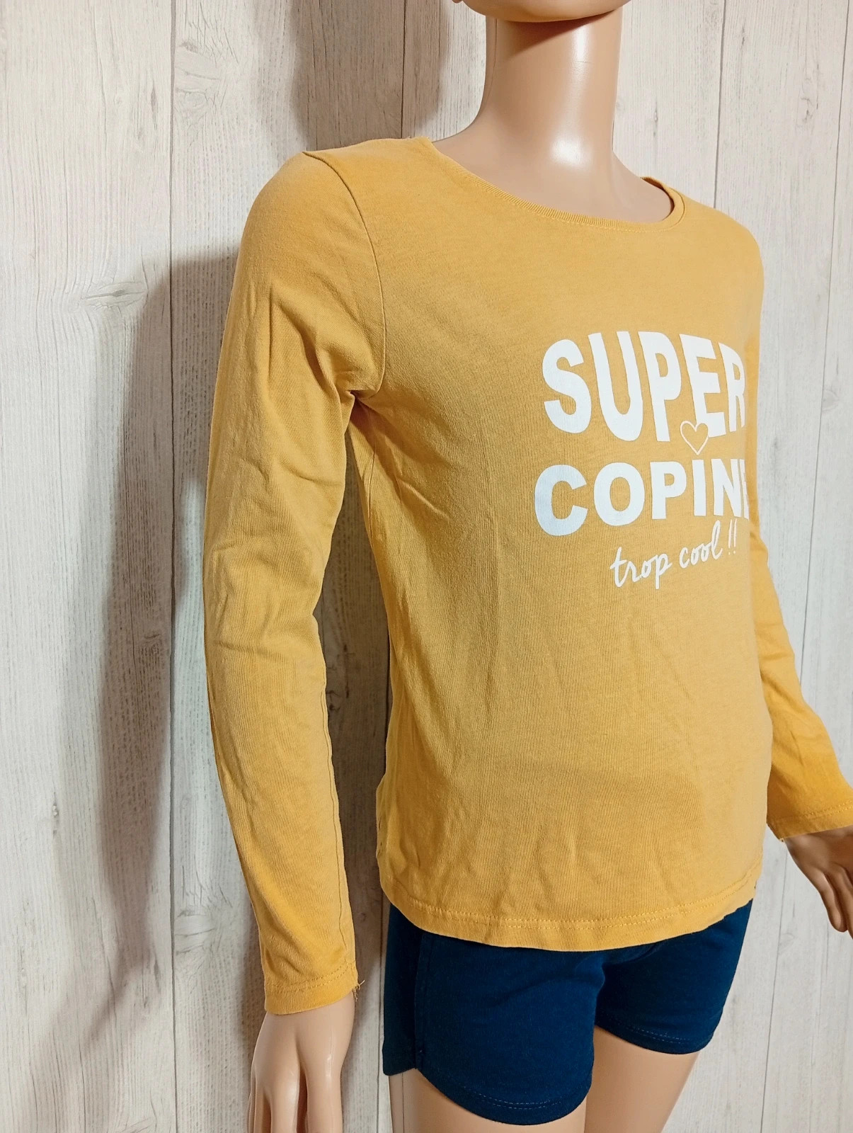 T-shirt imprimé manches longues fille -taille 10 ans - la halle - couleur – La Halle – taille 10 ans / 140 cm 4