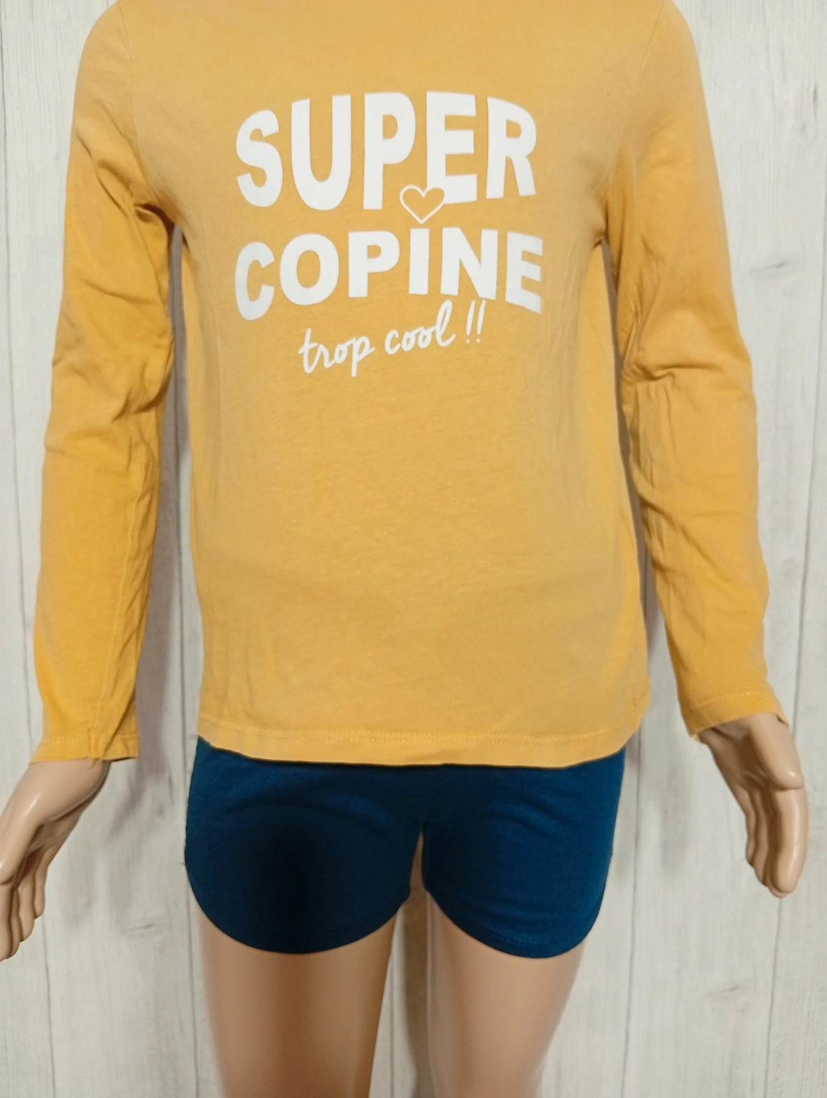 T-shirt imprimé manches longues fille -taille 10 ans - la halle - couleur – La Halle – taille 10 ans / 140 cm 3
