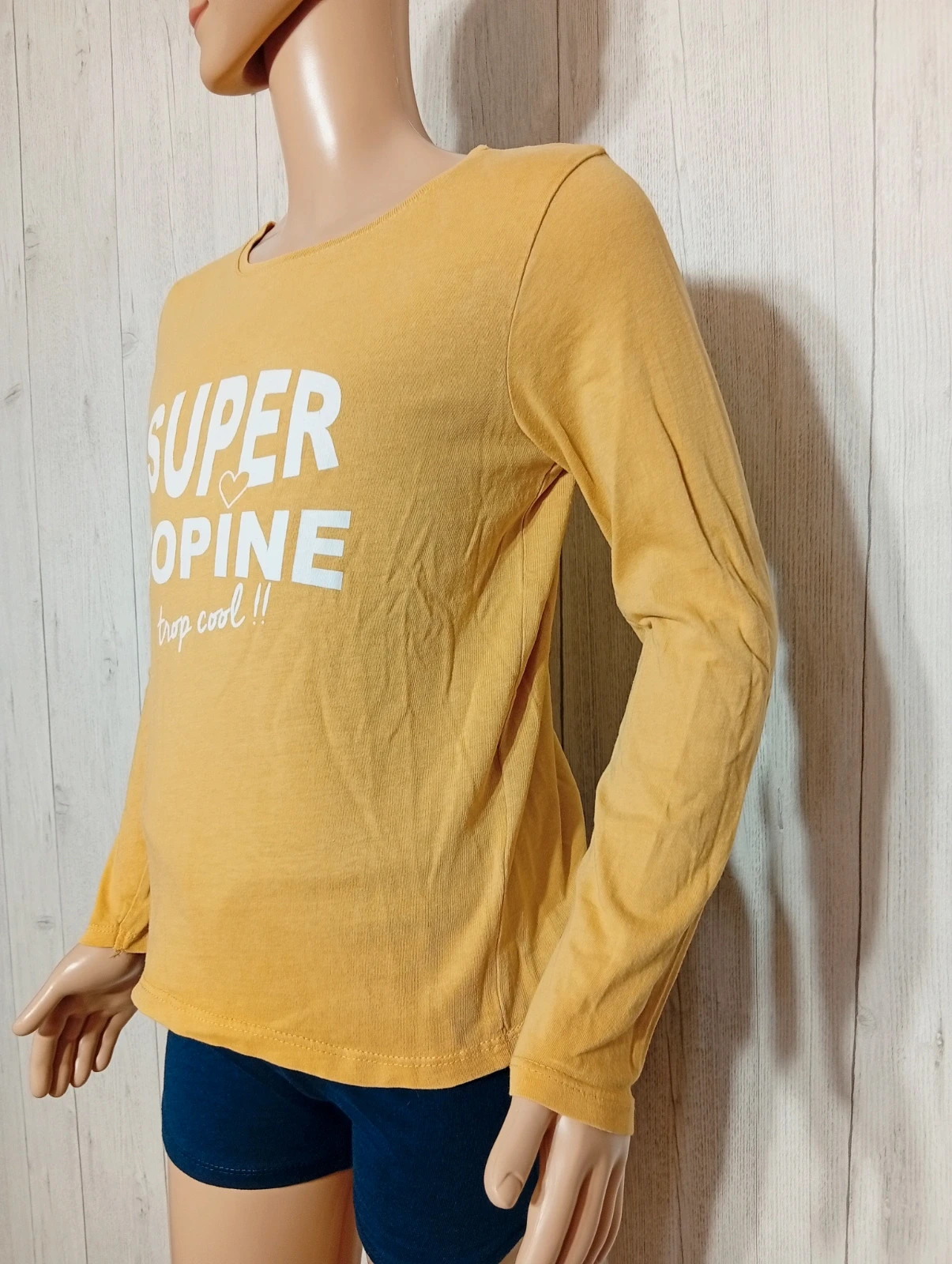 T-shirt imprimé manches longues fille -taille 10 ans - la halle - couleur – La Halle – taille 10 ans / 140 cm 5