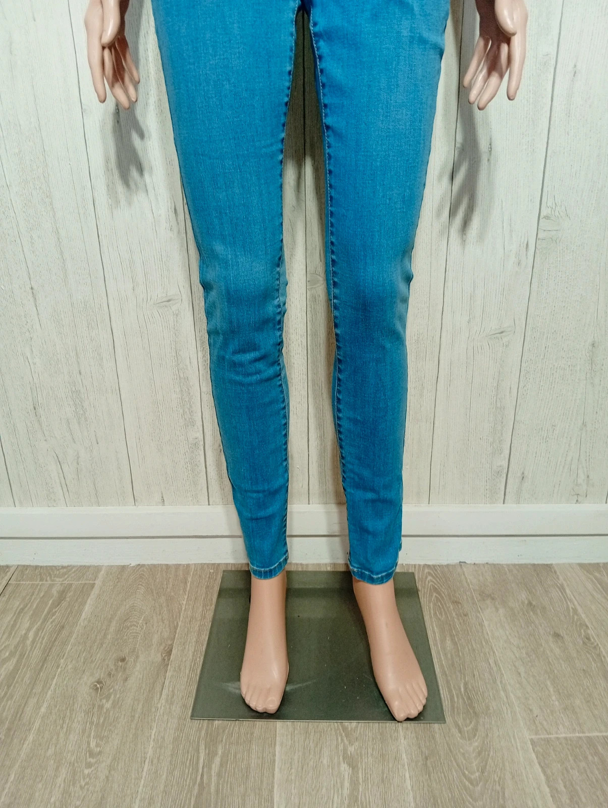 Jeans skinny femme - taille L/40 - gaspard - couleur bleu clair – Gaspard – taille L / 40 / 12 3