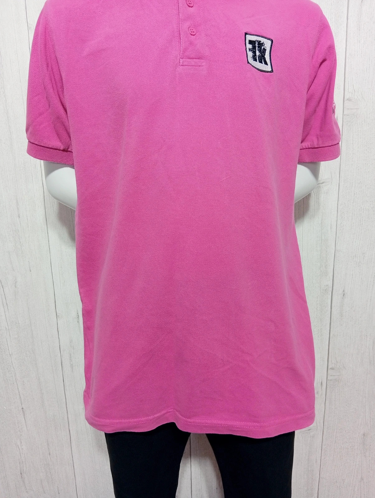 Polo imprimé manches courtes homme - taille M/38 - B&C collection - couleur fushia – B&C Collection – taille M 3