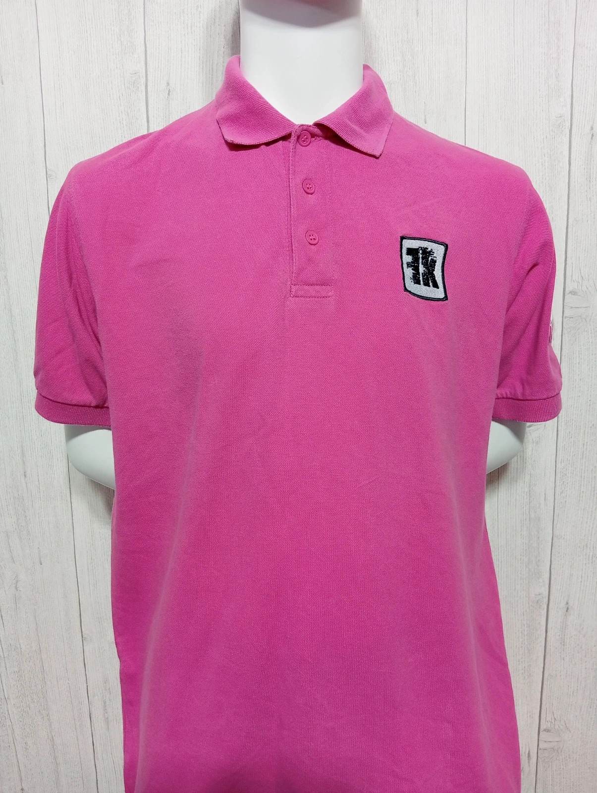 Polo imprimé manches courtes homme - taille M/38 - B&C collection - couleur fushia – B&C Collection – taille M 2