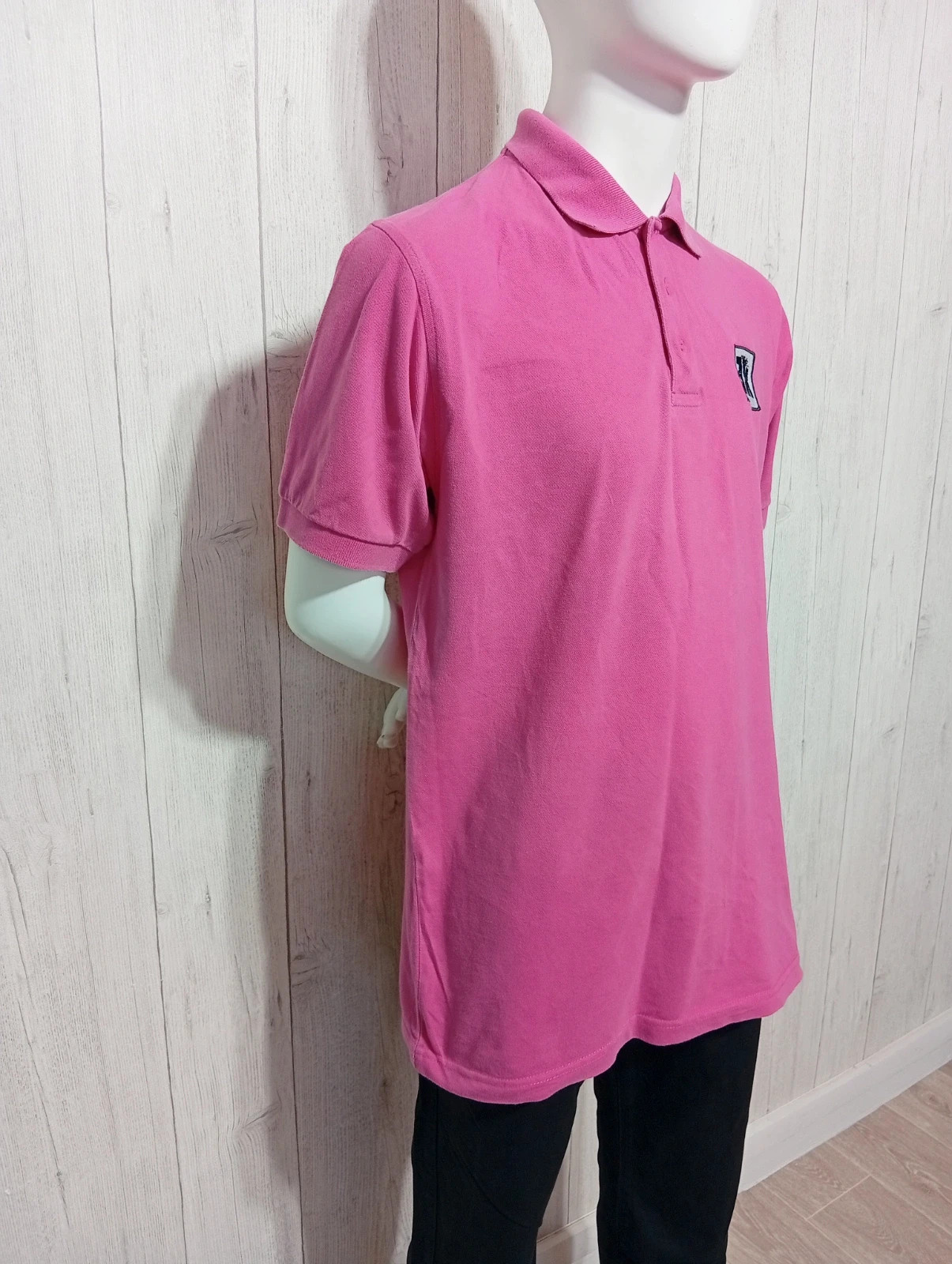 Polo imprimé manches courtes homme - taille M/38 - B&C collection - couleur fushia – B&C Collection – taille M 4