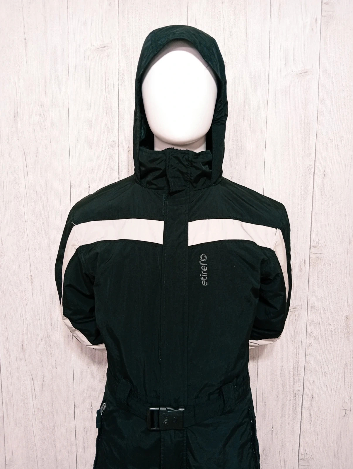 Combinaison de ski garcon- taille 14 ans (164 cm) - etirel - couleur noir blanc – Etirel – taille 14 ans / 164 cm 2