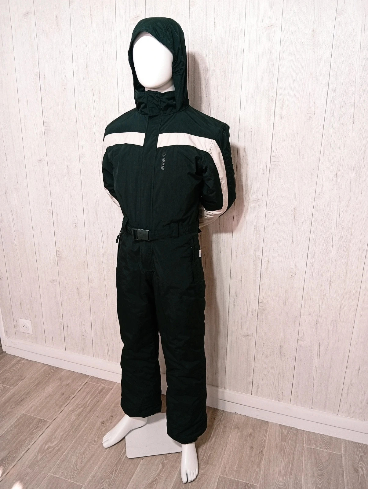 Combinaison de ski garcon- taille 14 ans (164 cm) - etirel - couleur noir blanc – Etirel – taille 14 ans / 164 cm 5