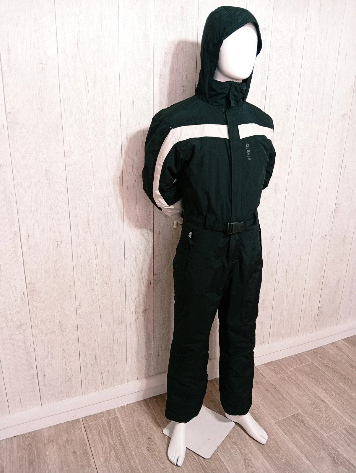 Combinaison de ski garcon- taille 14 ans (164 cm) - etirel - couleur noir blanc – Etirel – taille 14 ans / 164 cm 4