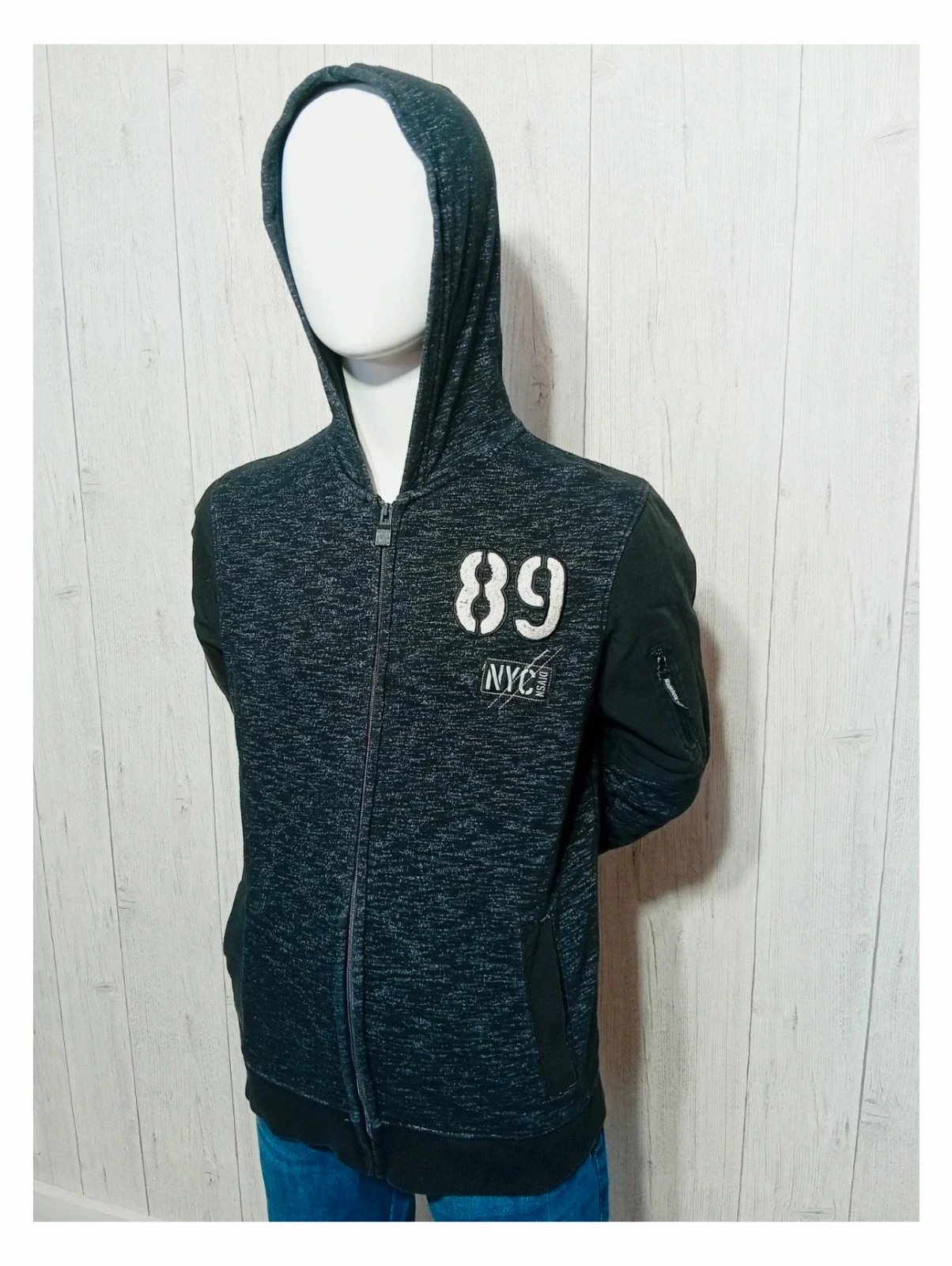 Gilet garçon - taille 15 ans/170-176 cm - DWD - couleur gris noir – DWD – taille 15 ans / 170 cm 4
