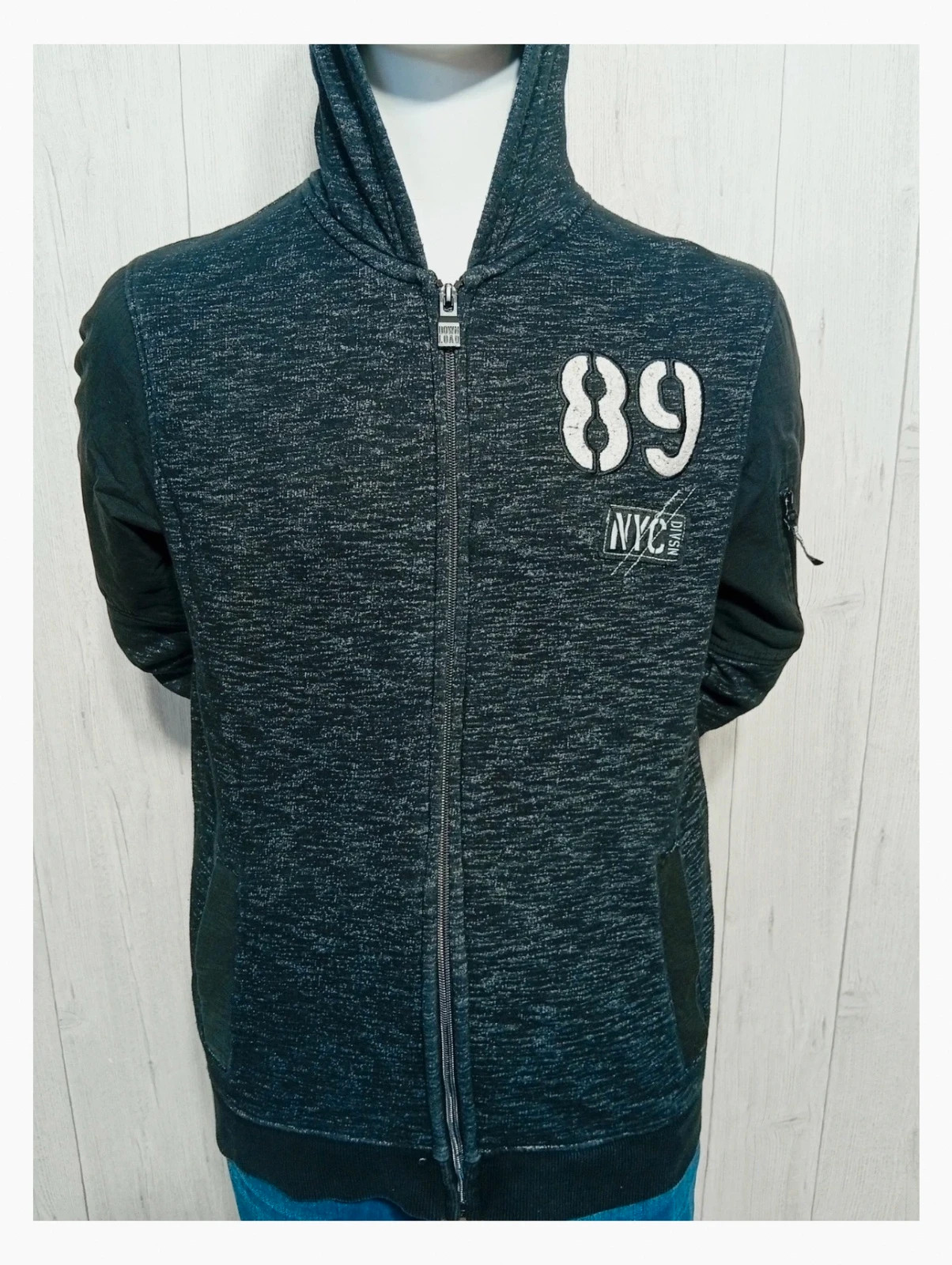 Gilet garçon - taille 15 ans/170-176 cm - DWD - couleur gris noir – DWD – taille 15 ans / 170 cm 3