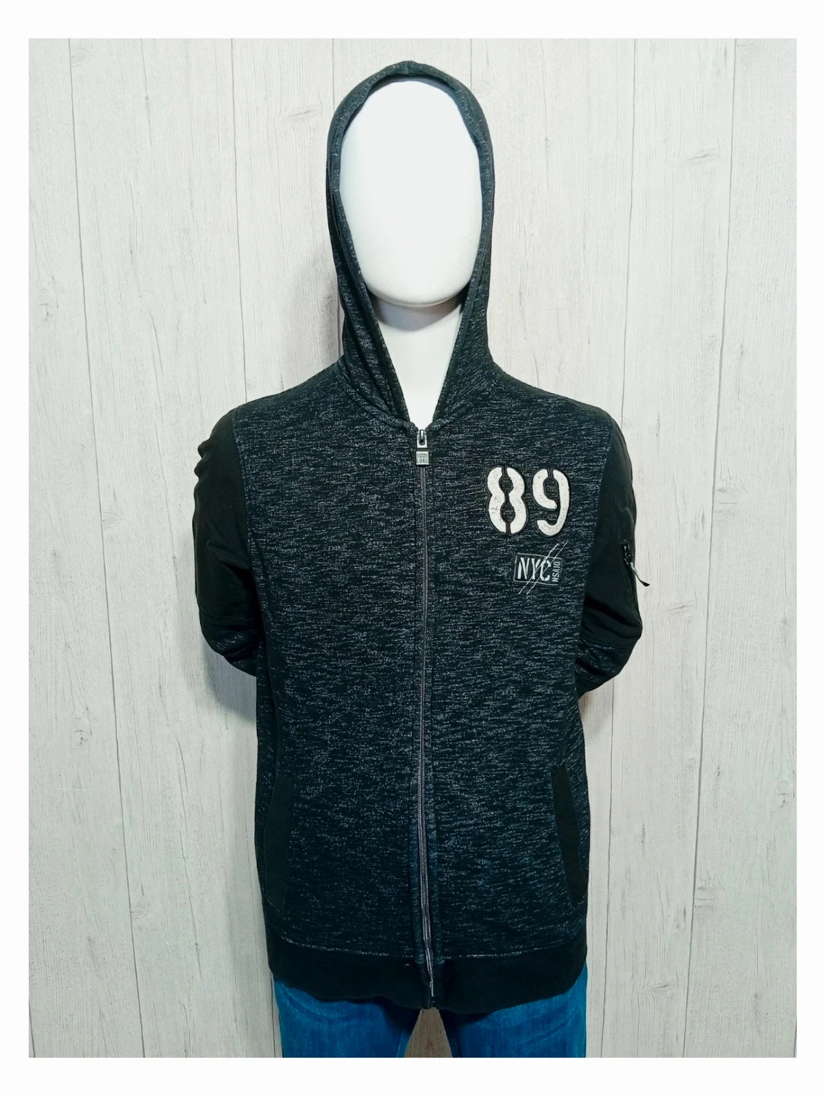 Gilet garçon - taille 15 ans/170-176 cm - DWD - couleur gris noir