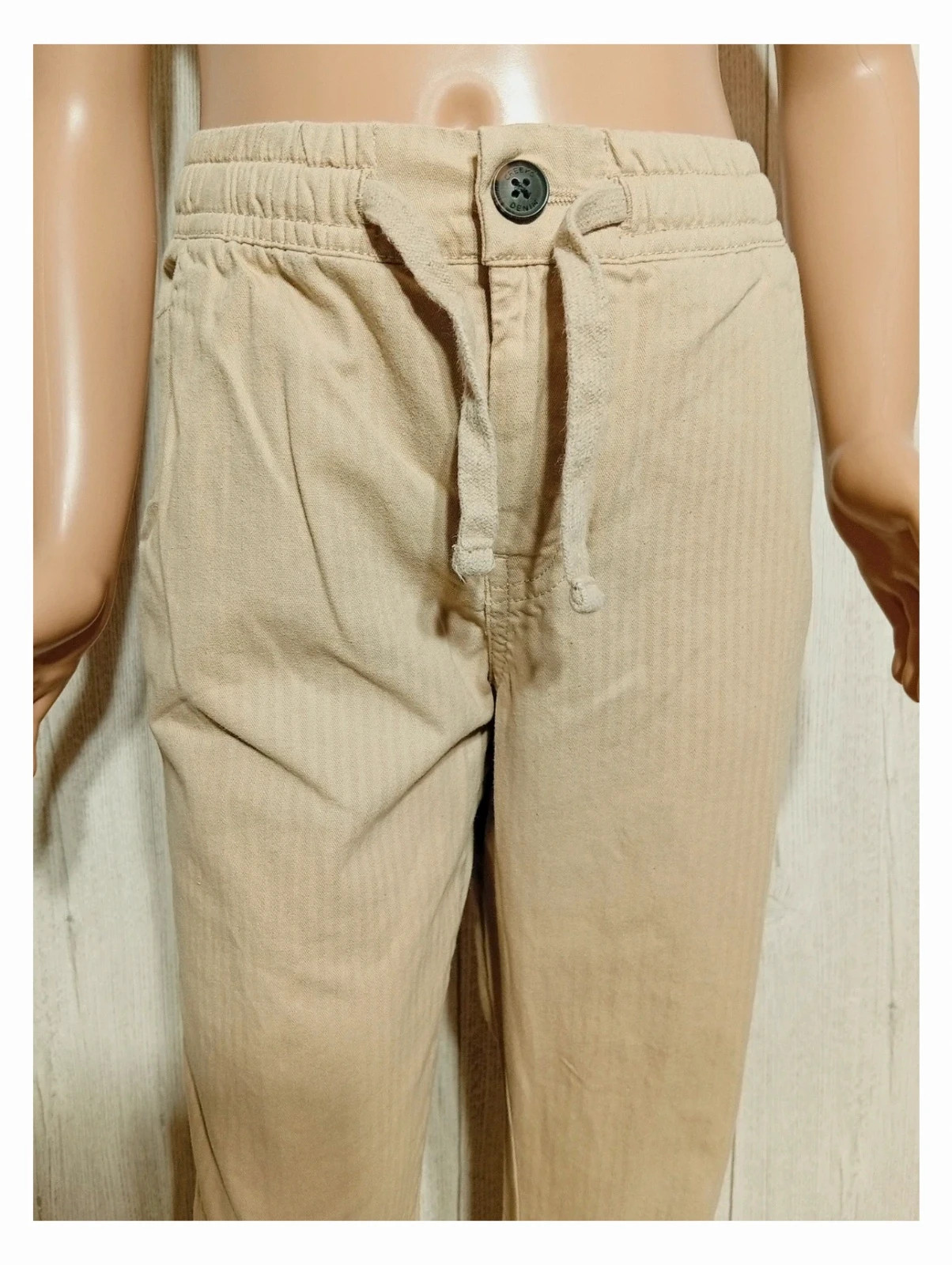 Pantalon garçon - taille 10 ans (140 cm) - creeks - couleur beige – Creeks – taille 10 ans / 140 cm 2