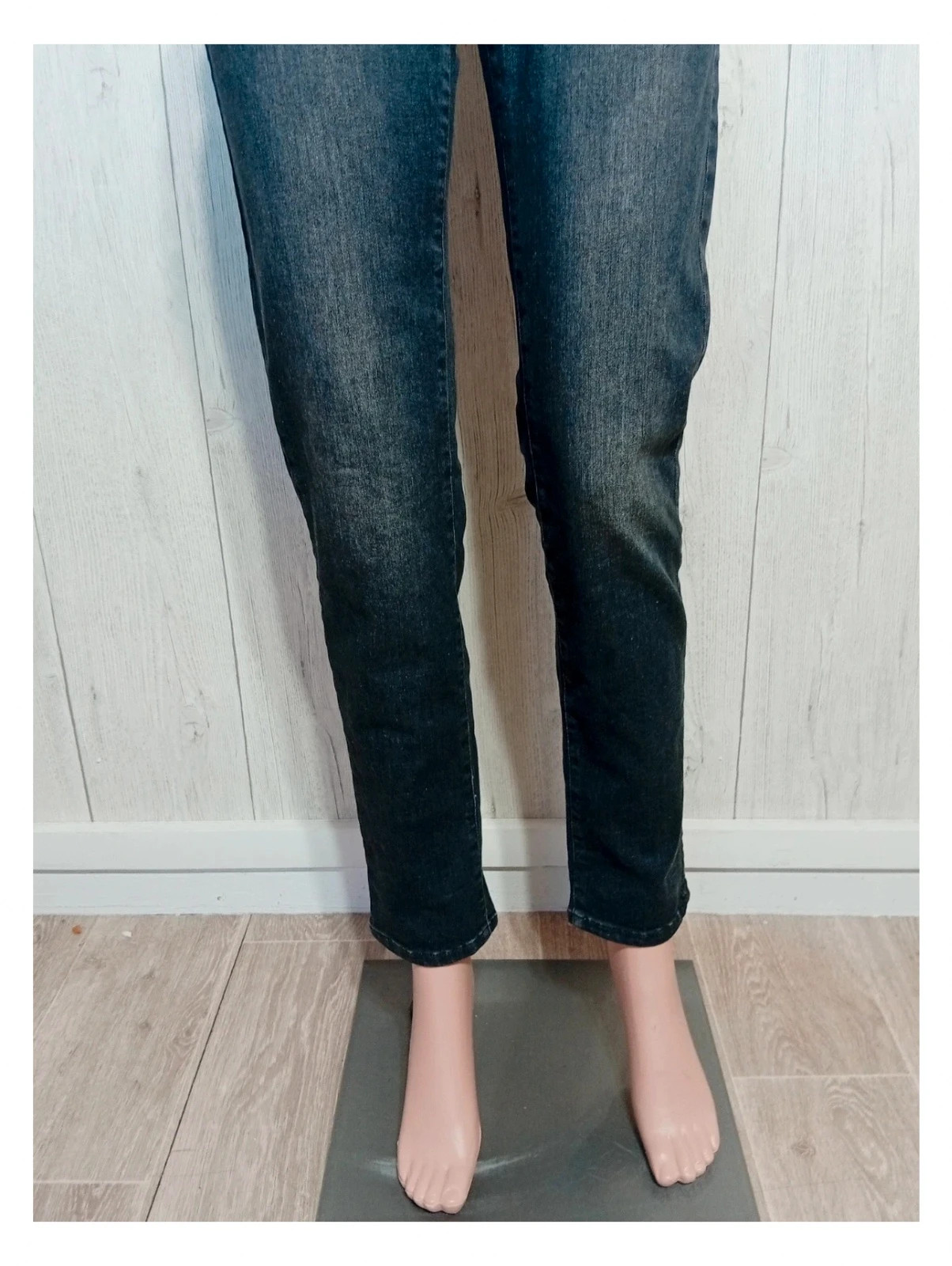 Jeans skinny femme - taille S/36 - Pietro Brunelli - couleur gris noir – Pietro Brunelli – taille S / 36 / 8 3