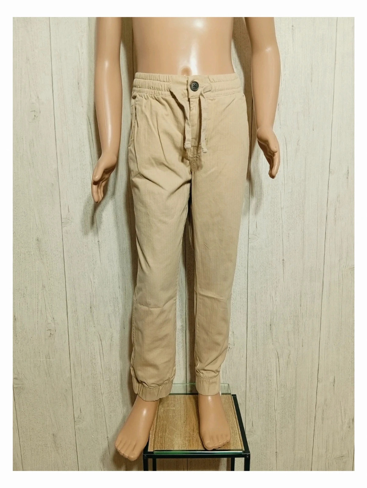 Pantalon garçon - taille 10 ans (140 cm) - creeks - couleur beige