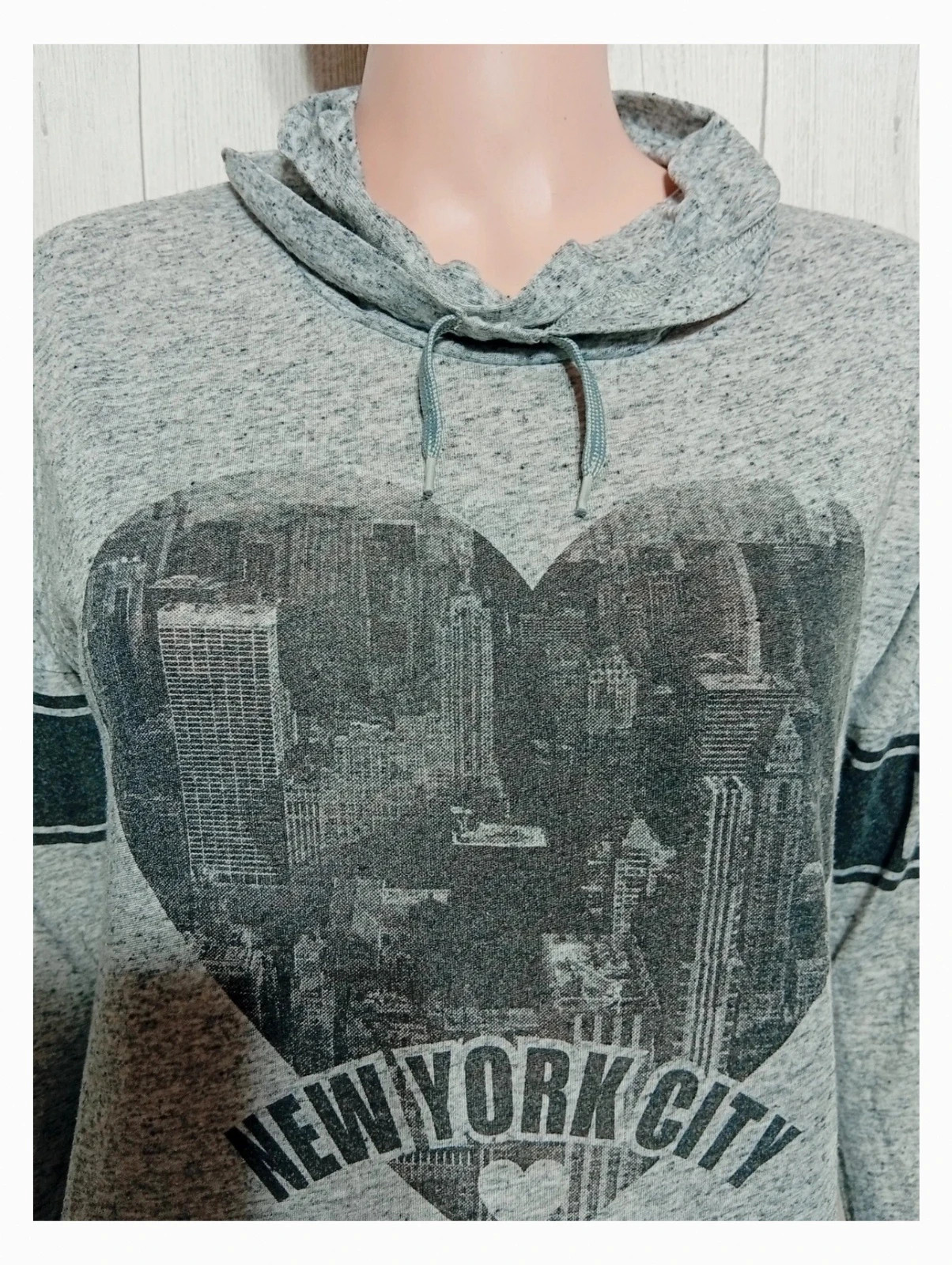 Sweat imprimé manches longues fille - taille 16 ans - gemo - couleur gris noir – Gémo – taille 16 ans / 176 cm 2