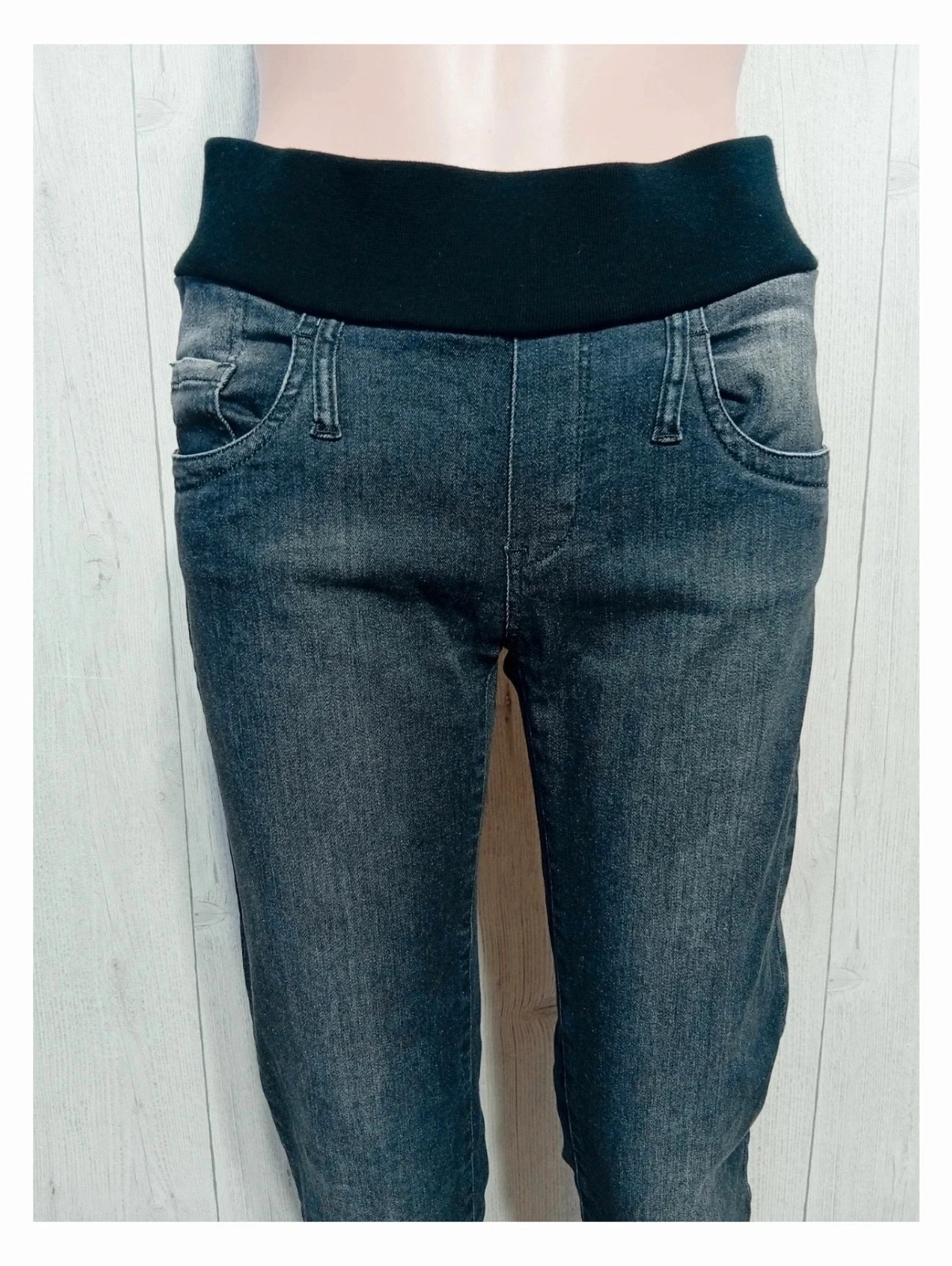 Jeans skinny femme - taille S/36 - Pietro Brunelli - couleur gris noir – Pietro Brunelli – taille S / 36 / 8 2
