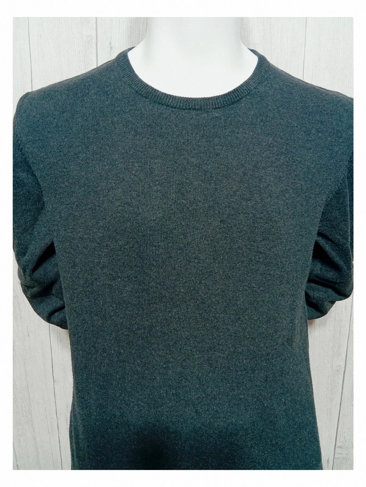 Pull ras de cou manches longues - taille M/38 - Kiabi - couleur gris – Kiabi – taille M 2