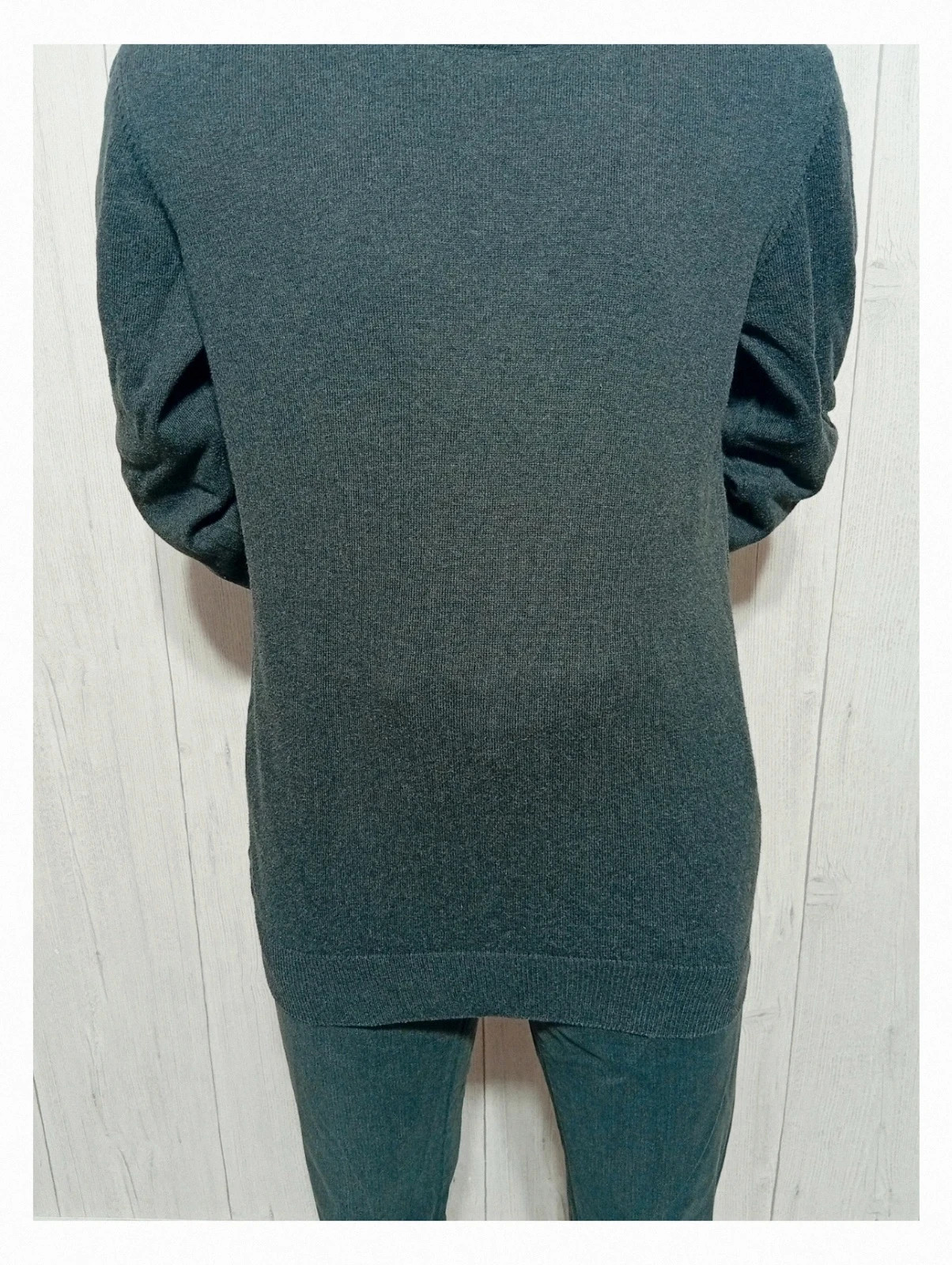 Pull ras de cou manches longues - taille M/38 - Kiabi - couleur gris – Kiabi – taille M 3