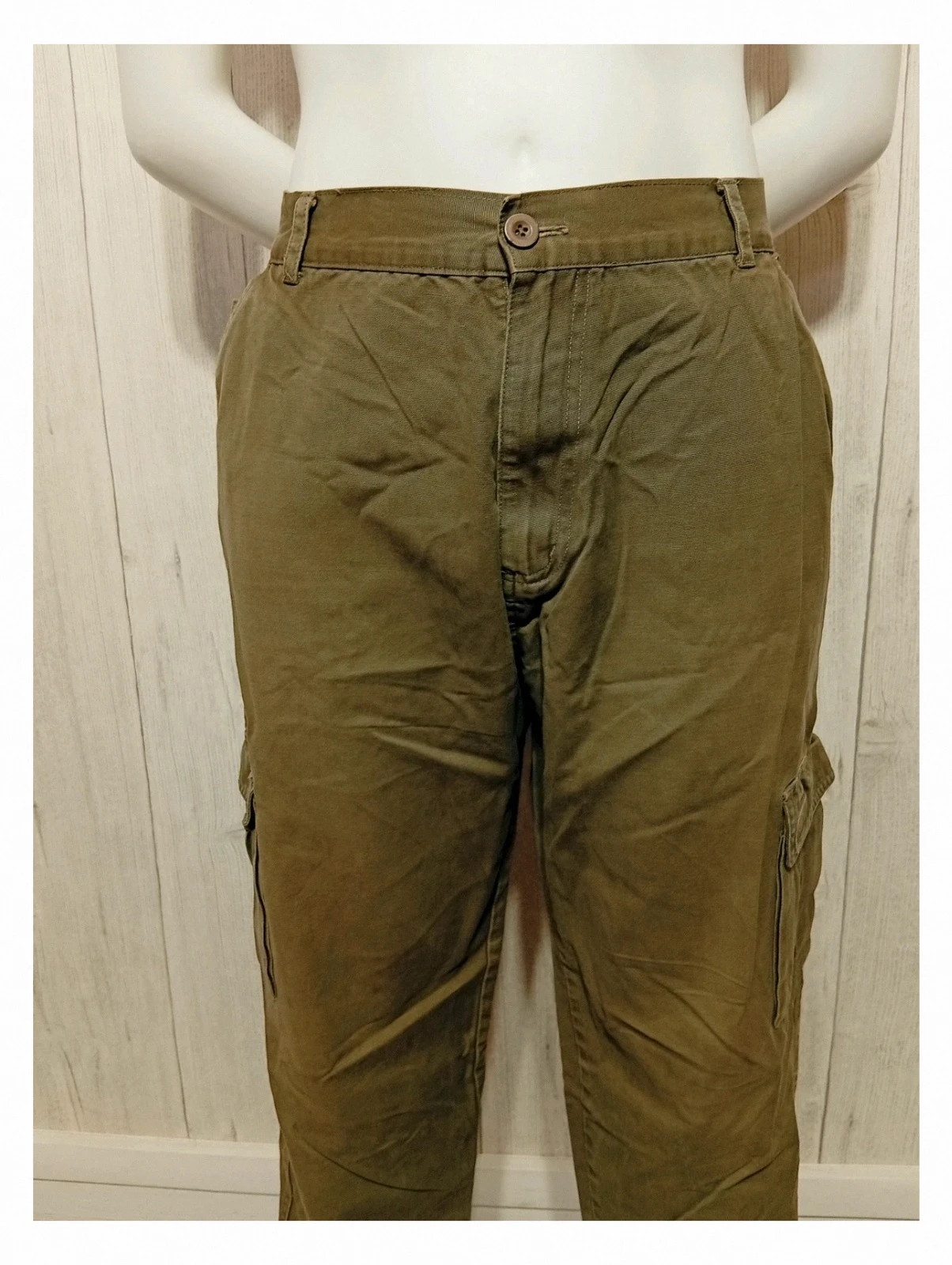 Pantalon cargo homme - taille XL/42 - couleur kaki – taille XL 2