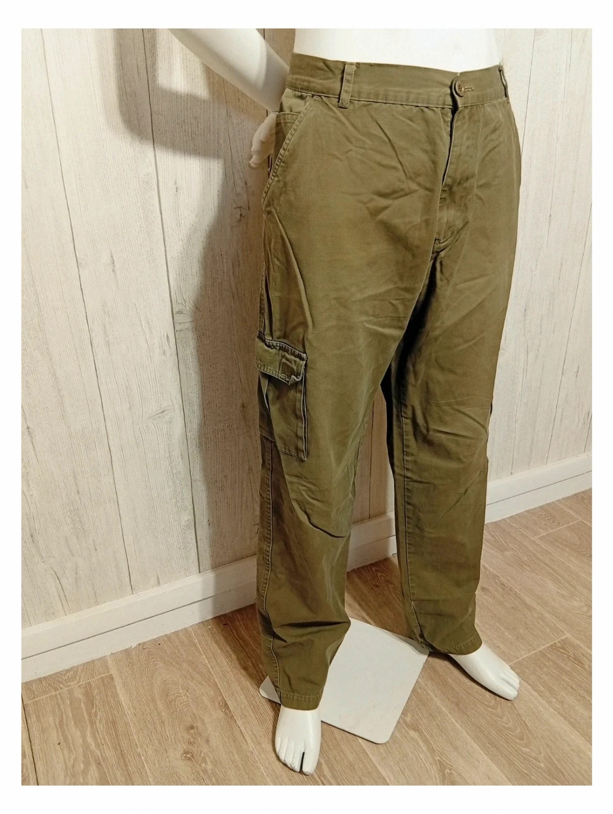 Pantalon cargo homme - taille XL/42 - couleur kaki – taille XL 4