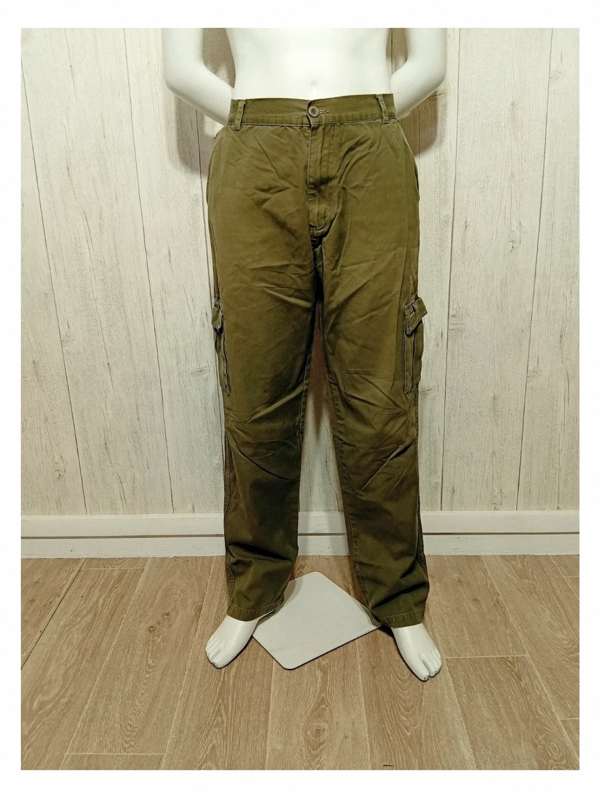 Pantalon cargo homme - taille XL/42 - couleur kaki – taille XL
