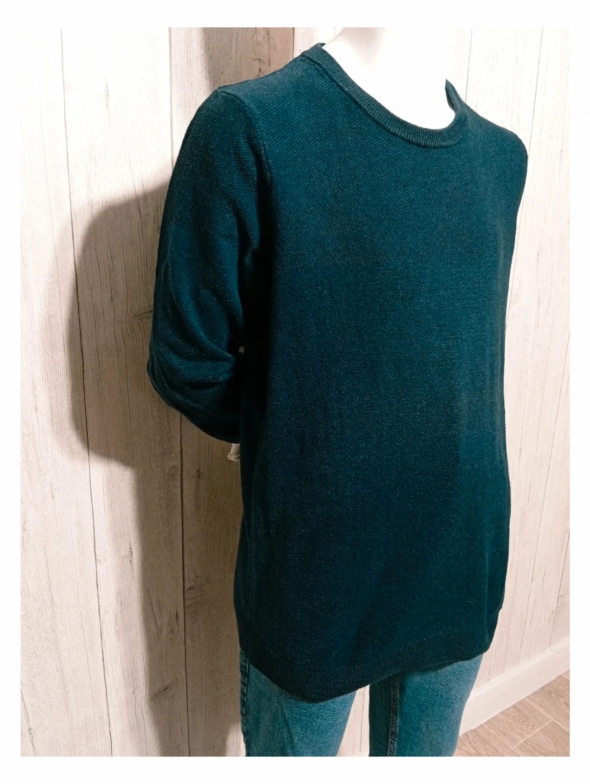 Pull col rond a manches longues homme - taille L/40 - Tibet - couleur marine – Tibet – taille L 4