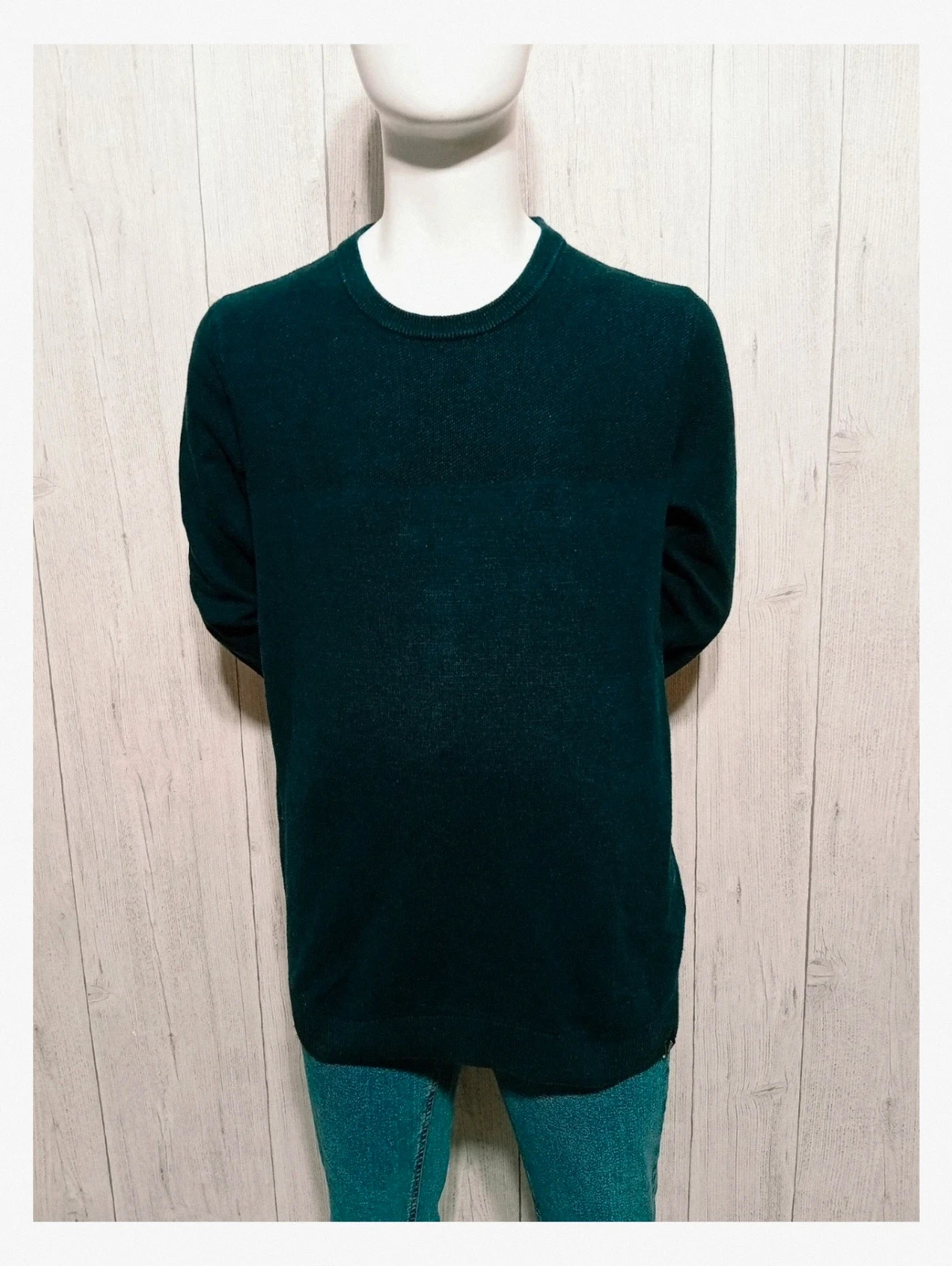 Pull col rond a manches longues homme - taille L/40 - Tibet - couleur marine