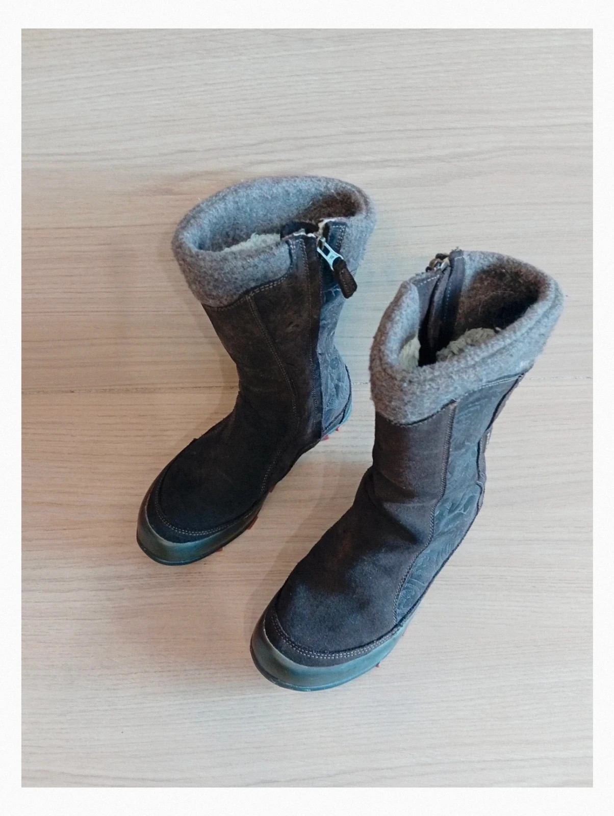 Bottes mi hautes d'hiver - taille 37 - quechua - couleur marron – Quechua – taille 37 3