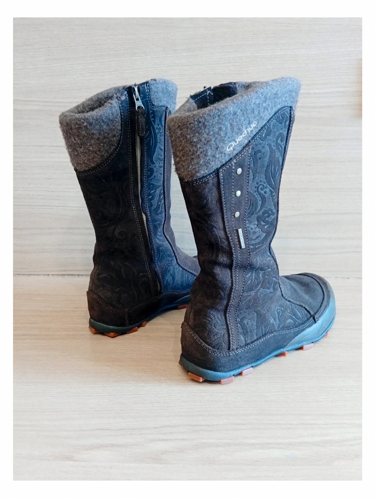 Bottes mi hautes d'hiver - taille 37 - quechua - couleur marron – Quechua – taille 37 2