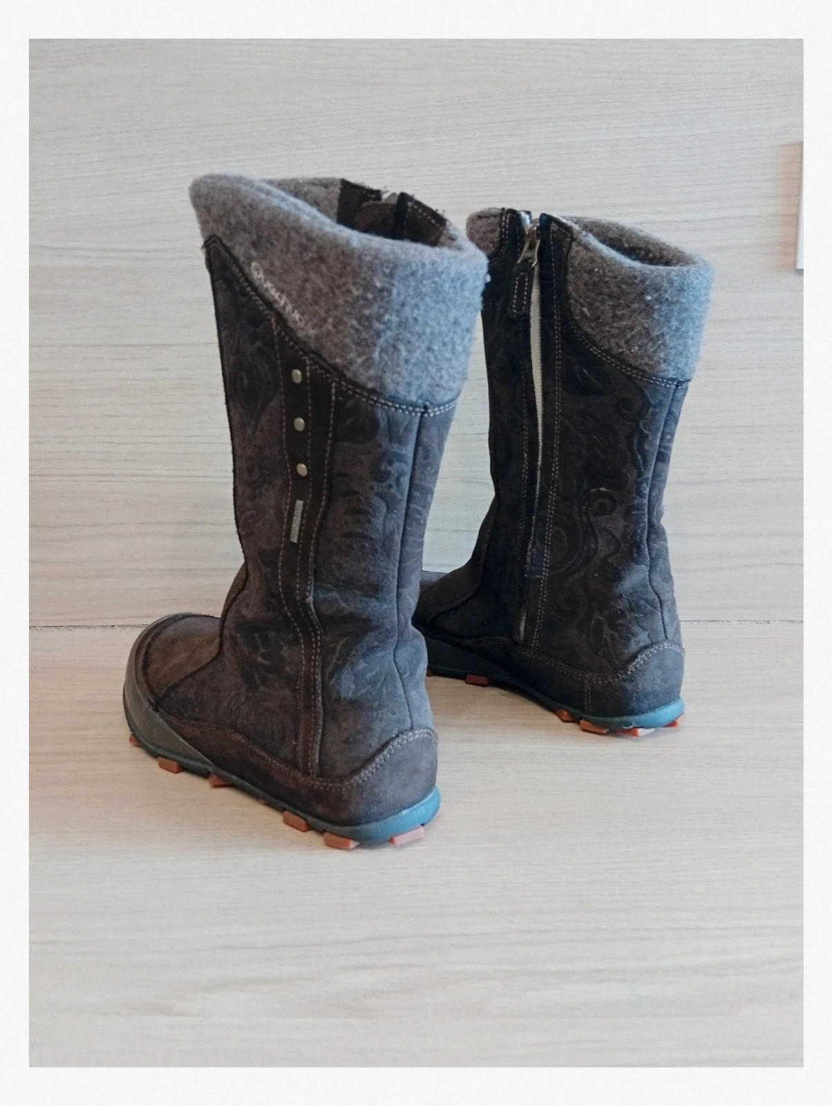 Bottes mi hautes d'hiver - taille 37 - quechua - couleur marron – Quechua – taille 37 4