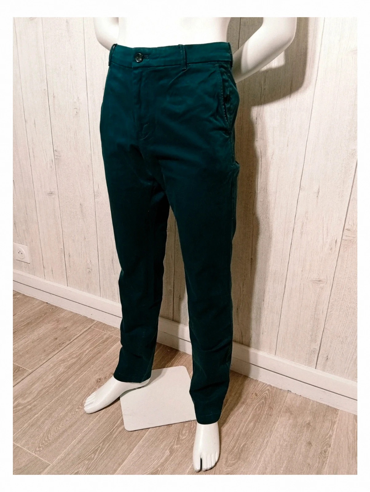 Pantalon chinos stretch homme - taille XL/42 - Calvin Klein- couleur marine – Calvin Klein – taille XL 5