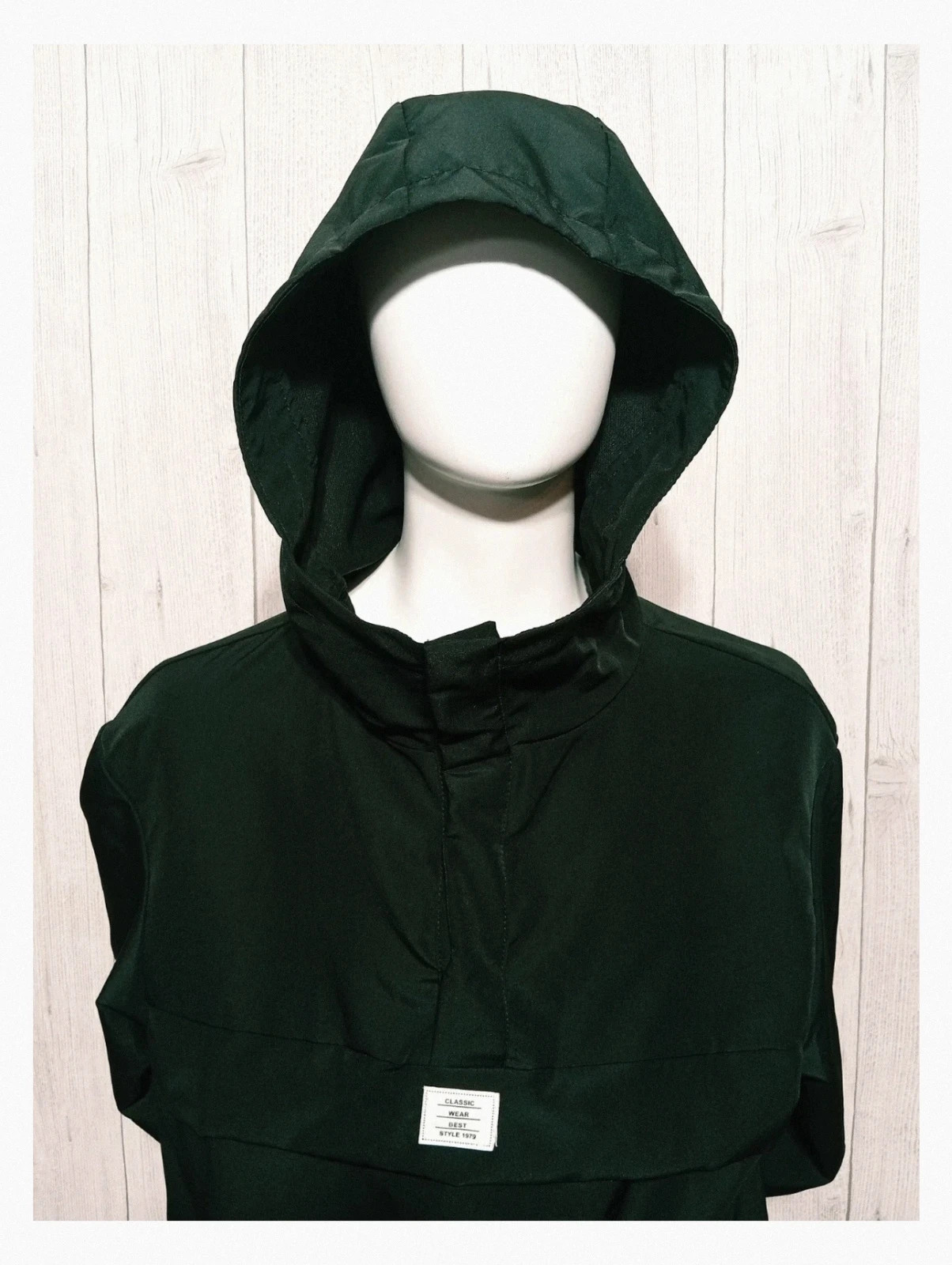 Anorak manches longues - taille S/36 - Manfinity - couleur noir – Manfinity – taille S 2