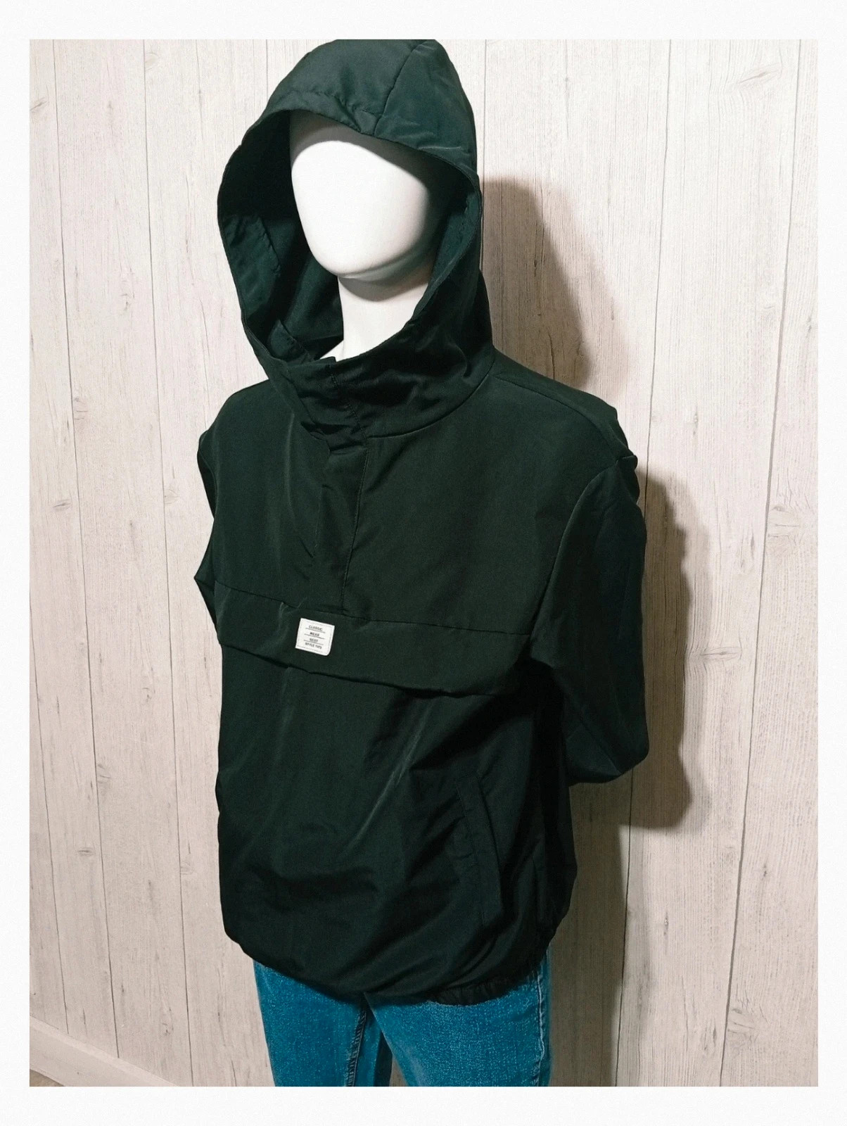 Anorak manches longues - taille S/36 - Manfinity - couleur noir – Manfinity – taille S 5